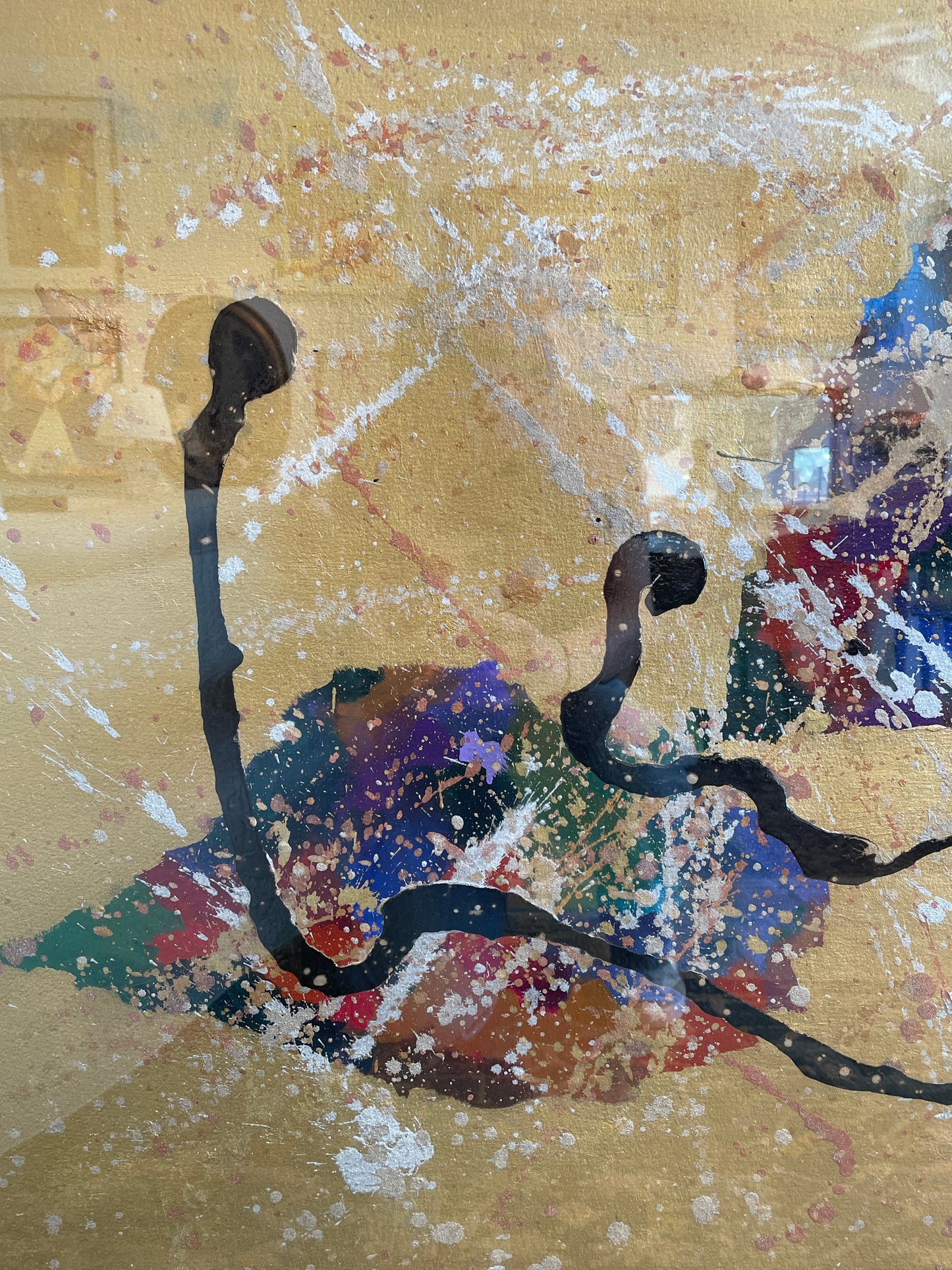 Jane Orfgen Abstract Original on Paper (03G00N)