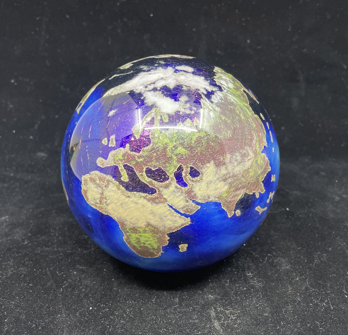 James Lundberg Luminescent World Paperweight (0CM002)