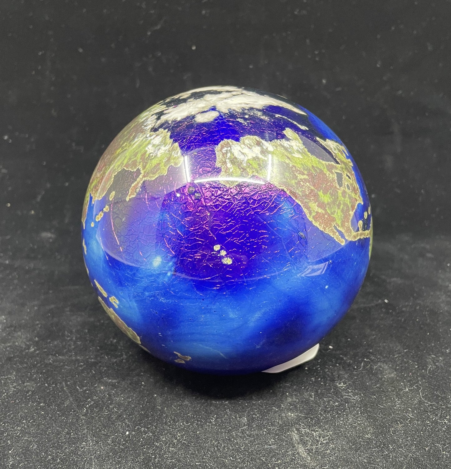 James Lundberg Luminescent World Paperweight (0CM002)