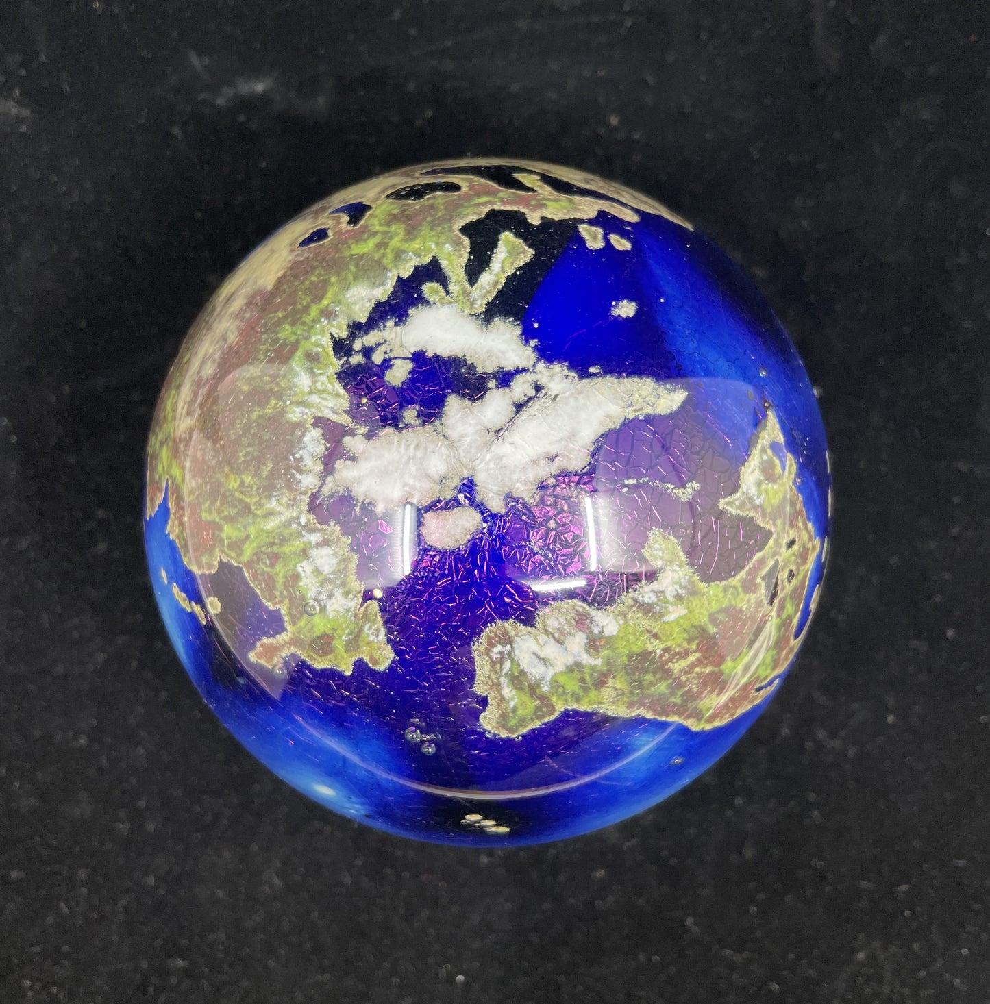 James Lundberg Luminescent World Paperweight (0CM002)