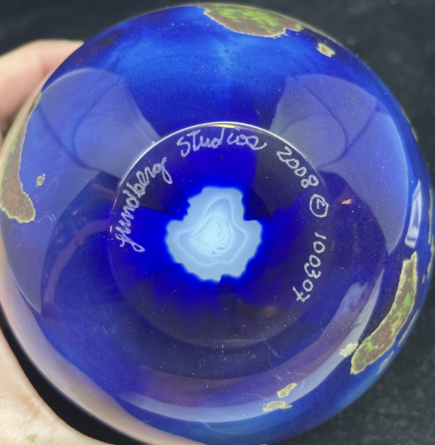James Lundberg Luminescent World Paperweight (0CM002)
