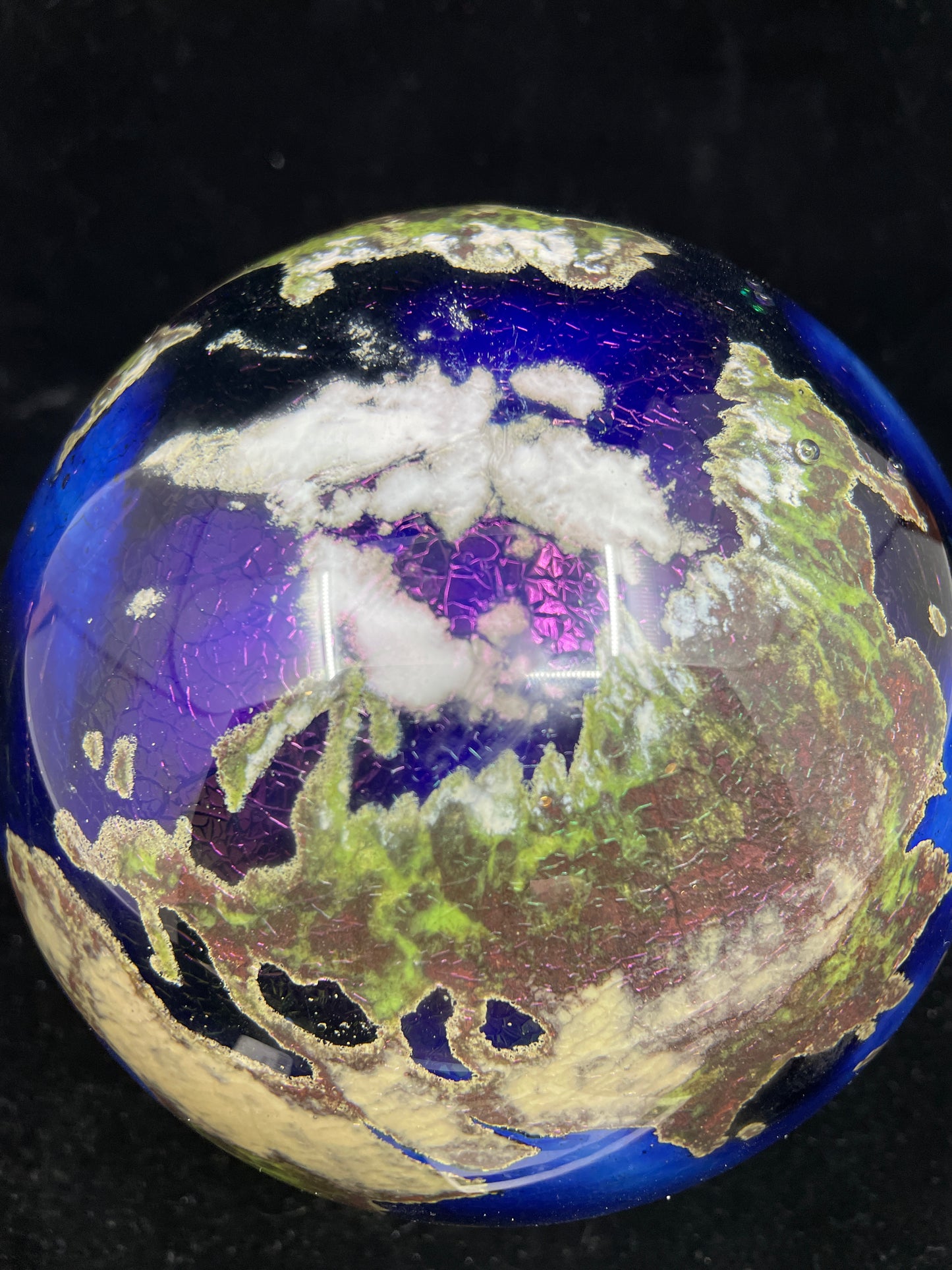 James Lundberg Luminescent World Paperweight (0CM002)