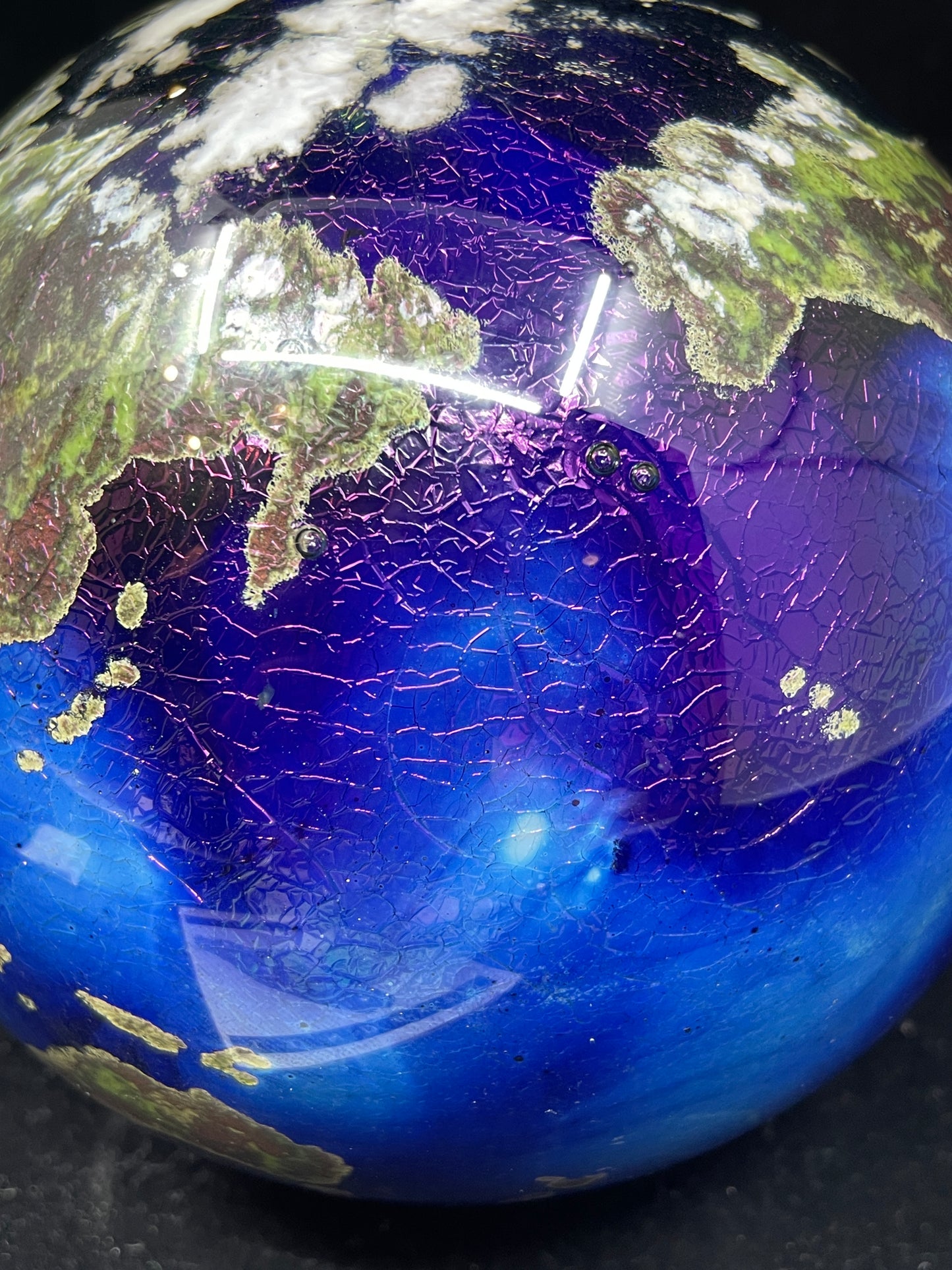James Lundberg Luminescent World Paperweight (0CM002)