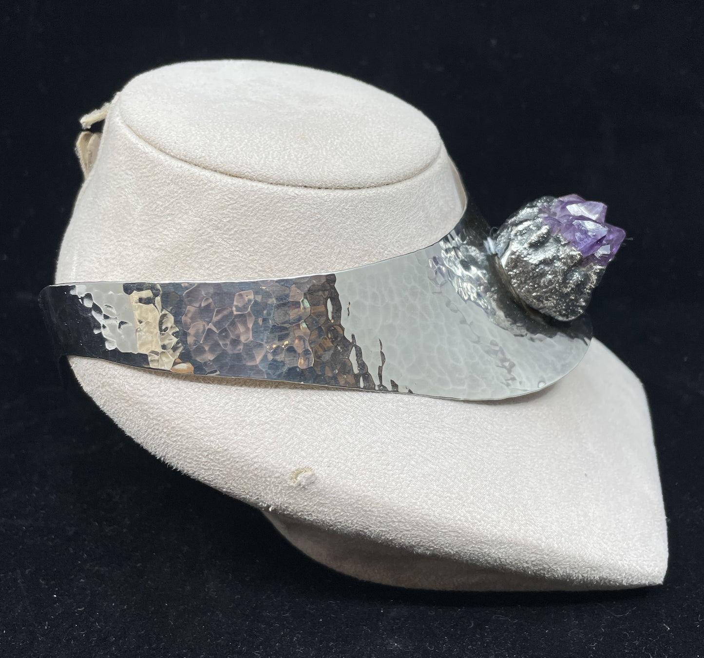 J. Hull Sterling and Amethyst Necklace (0CS001)