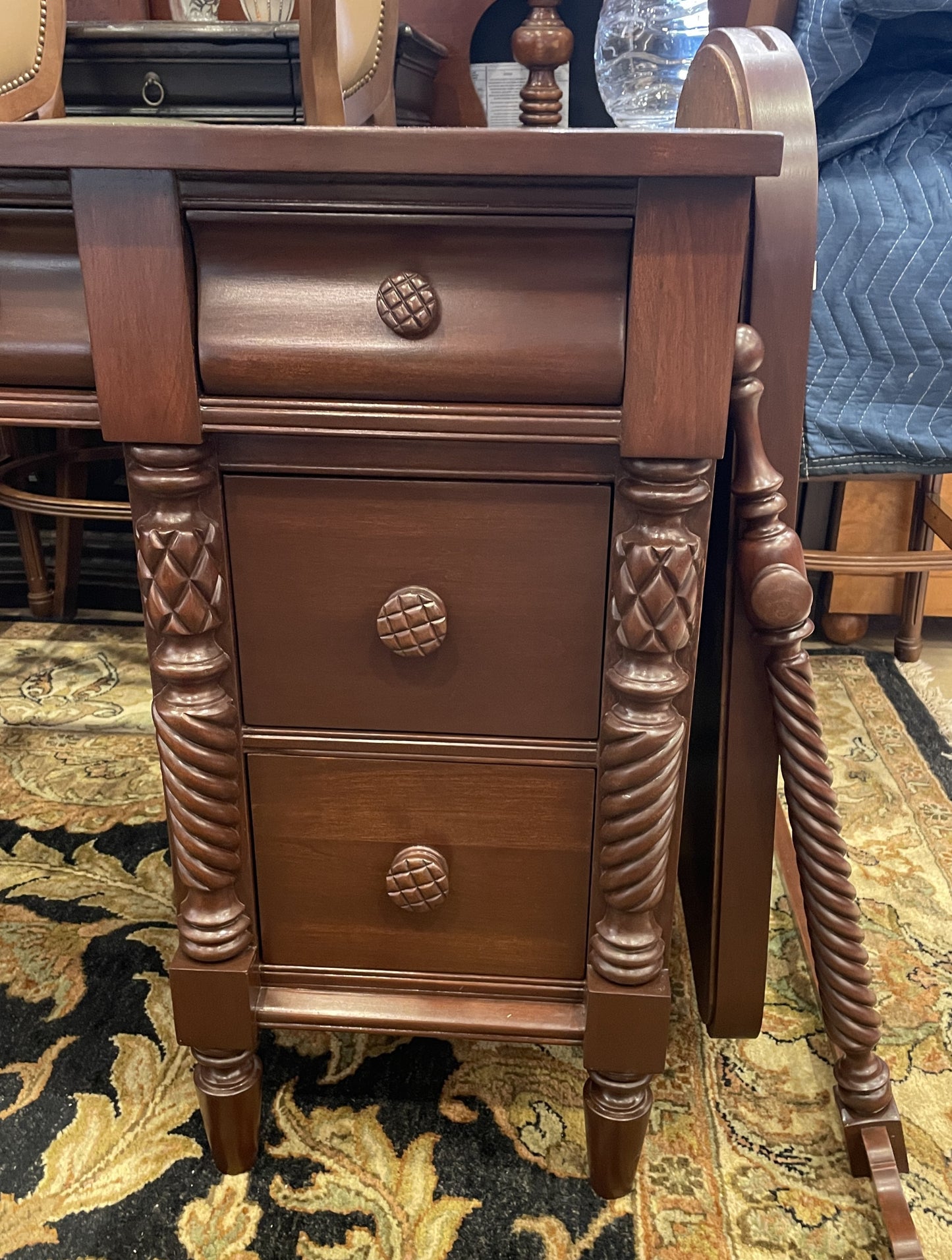 American Empire Revival Vanity with Mirror, 1930s (0H7002)