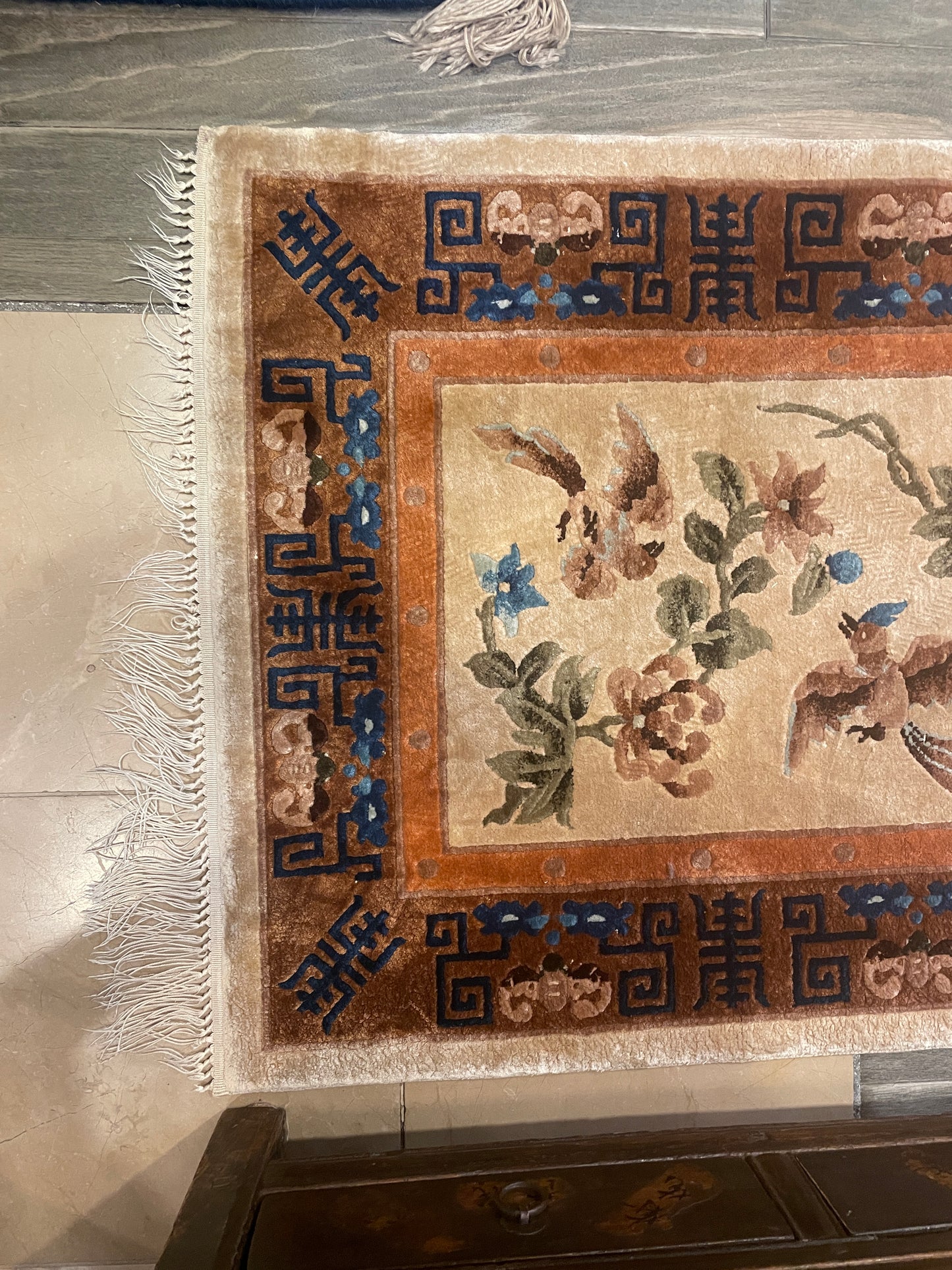 Silk Chinese Sculpted Rug (0H9002)