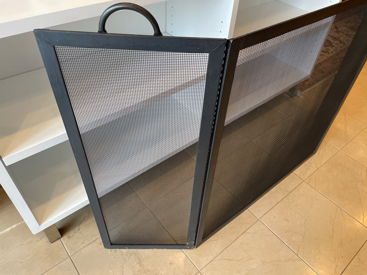 Wrought Iron Fireplace Screen (03G00C)