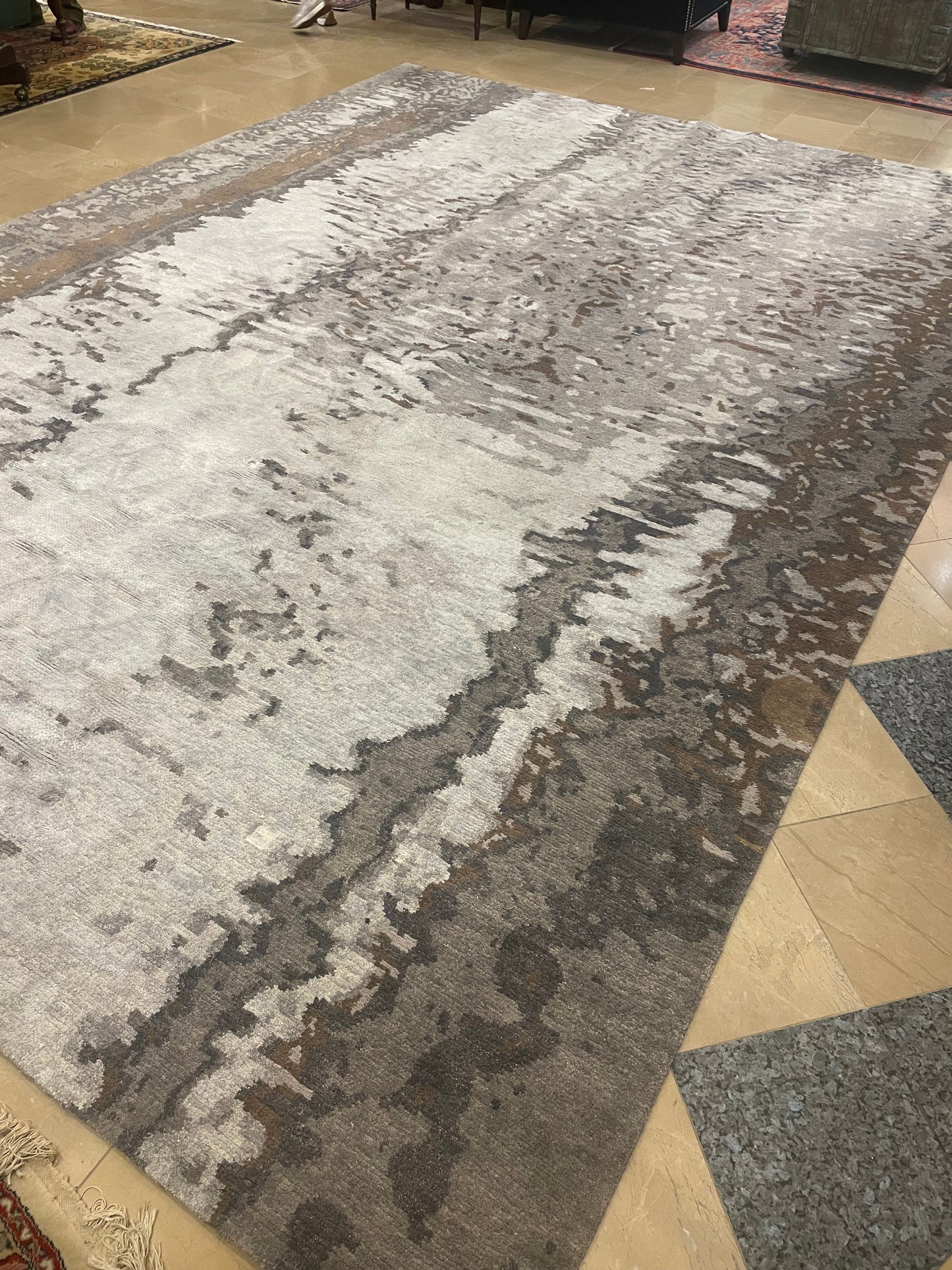 David Rockwell "Tidal Moonlight" Area Rug (10x14) (1FP91A)