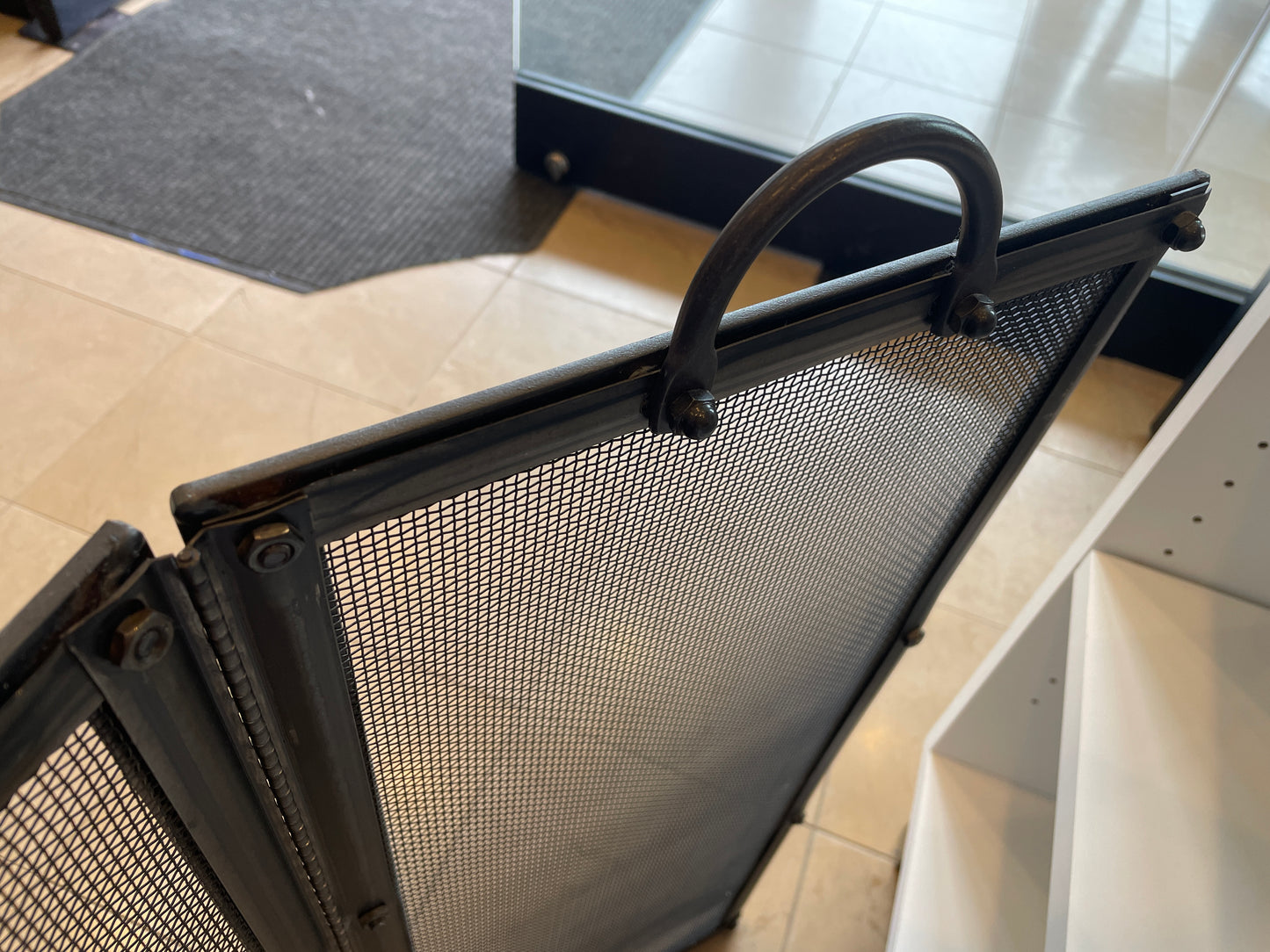 Wrought Iron Fireplace Screen (03G00C)