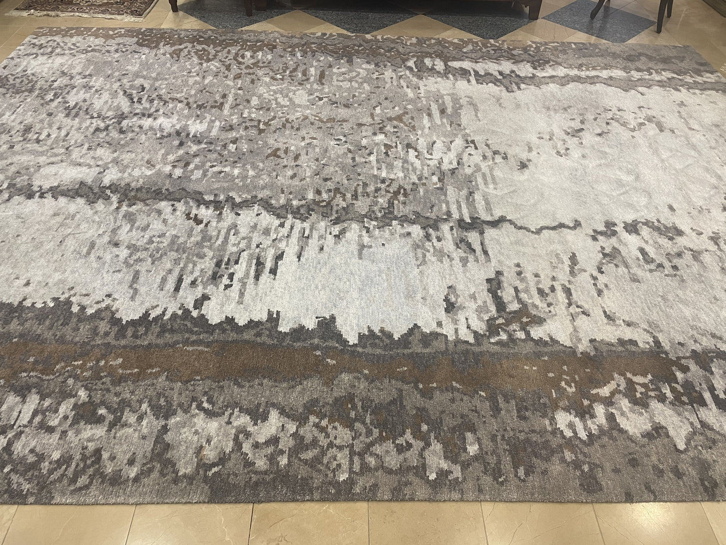 David Rockwell "Tidal Moonlight" Area Rug (10x14) (1FP91A)