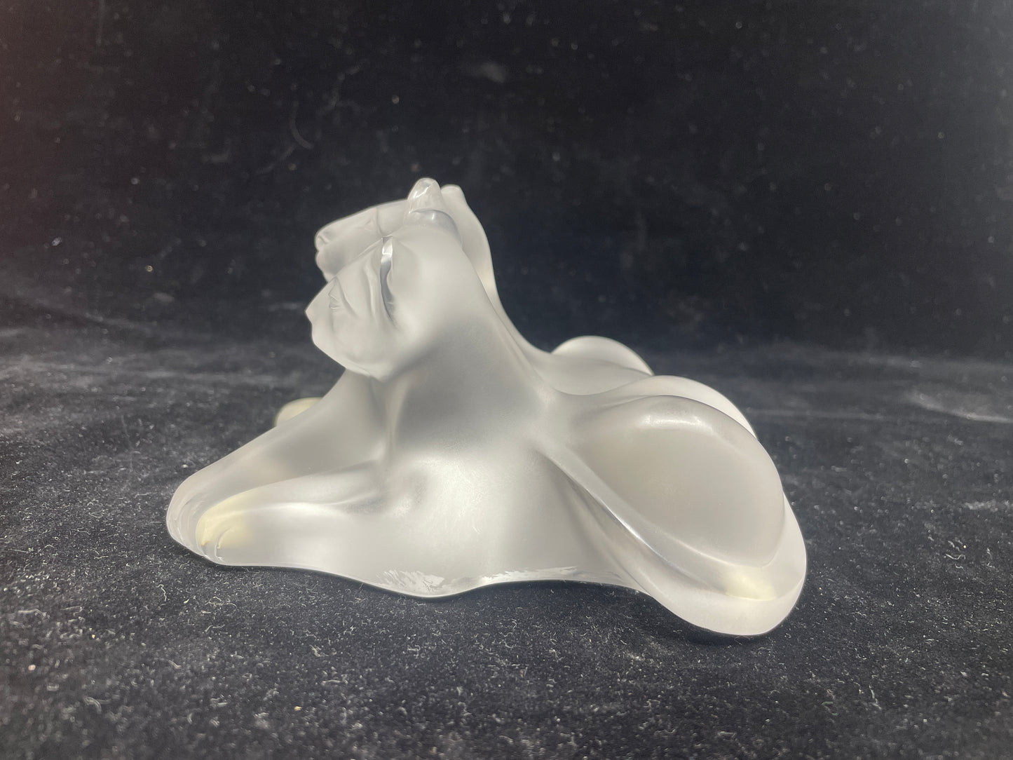 Lalique Lion Cubs, a Pair (03001W)