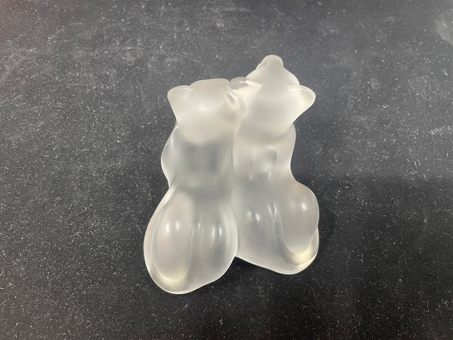 Lalique Lion Cubs, a Pair (03001W)