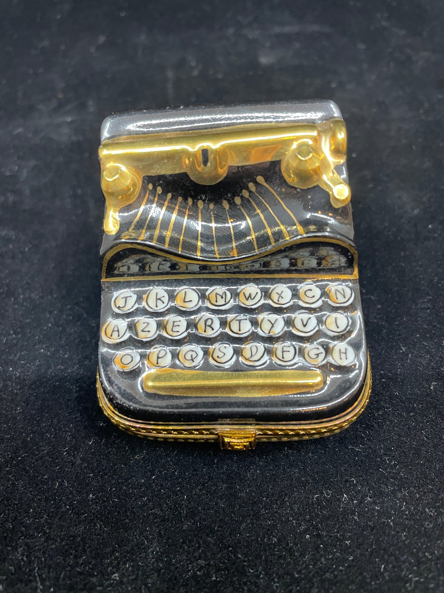 Limoges Typewriter Trinket Box (03001Z)