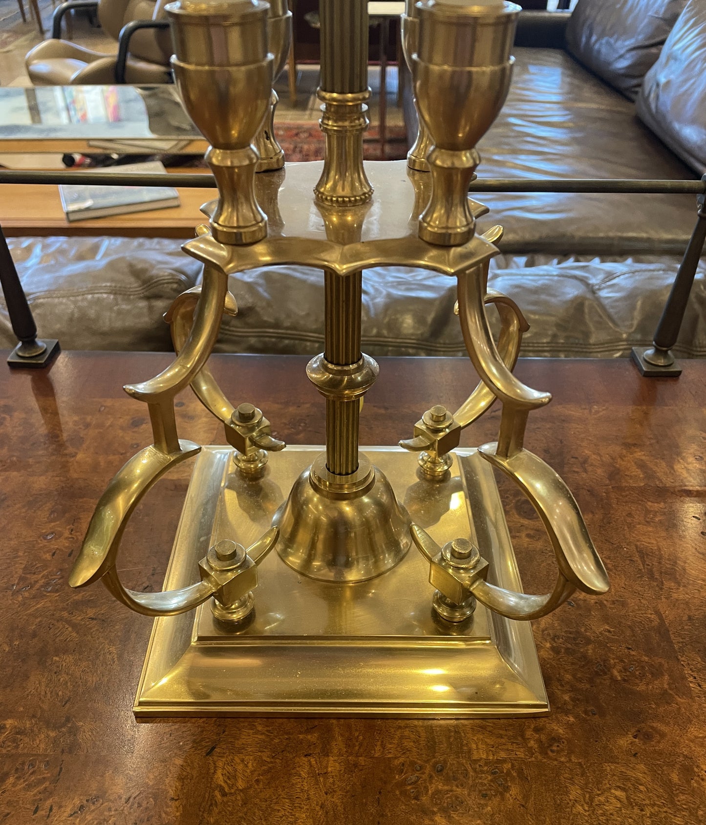 Fredrick Cooper French Empire Brass Lamp (05S010)