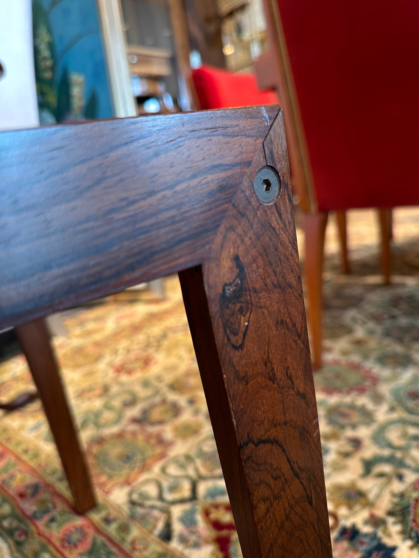 Bent Silber Mobler Rosewood Side Table/Magazine Rack (0NG009)