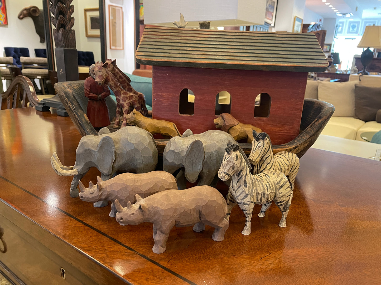Wolf Creek Folk Art Noah's Ark (012004)