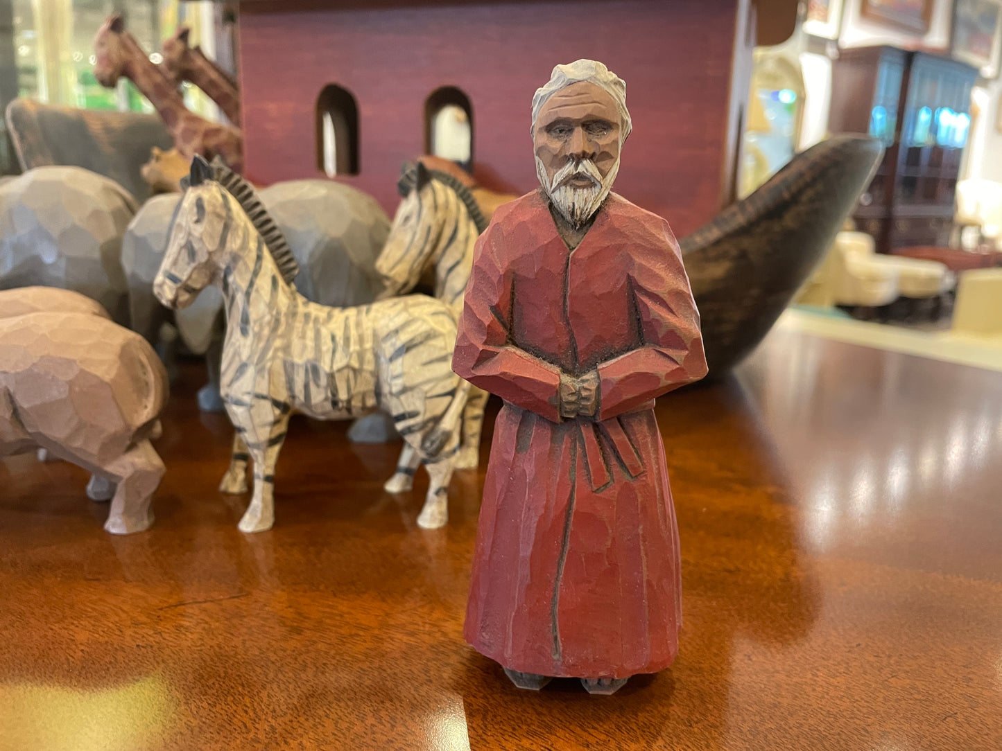 Wolf Creek Folk Art Noah's Ark (012004)