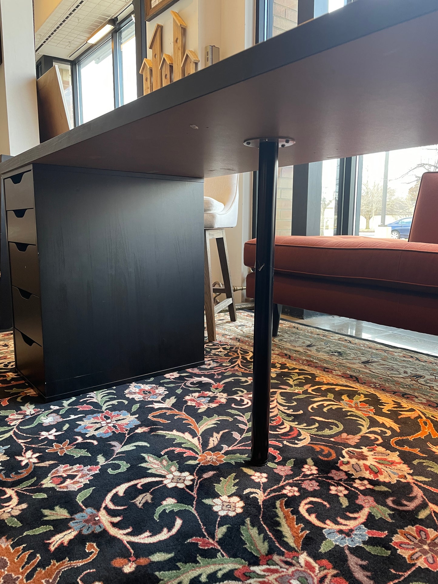 Black Wall Desk/Work Table (0L701Y)