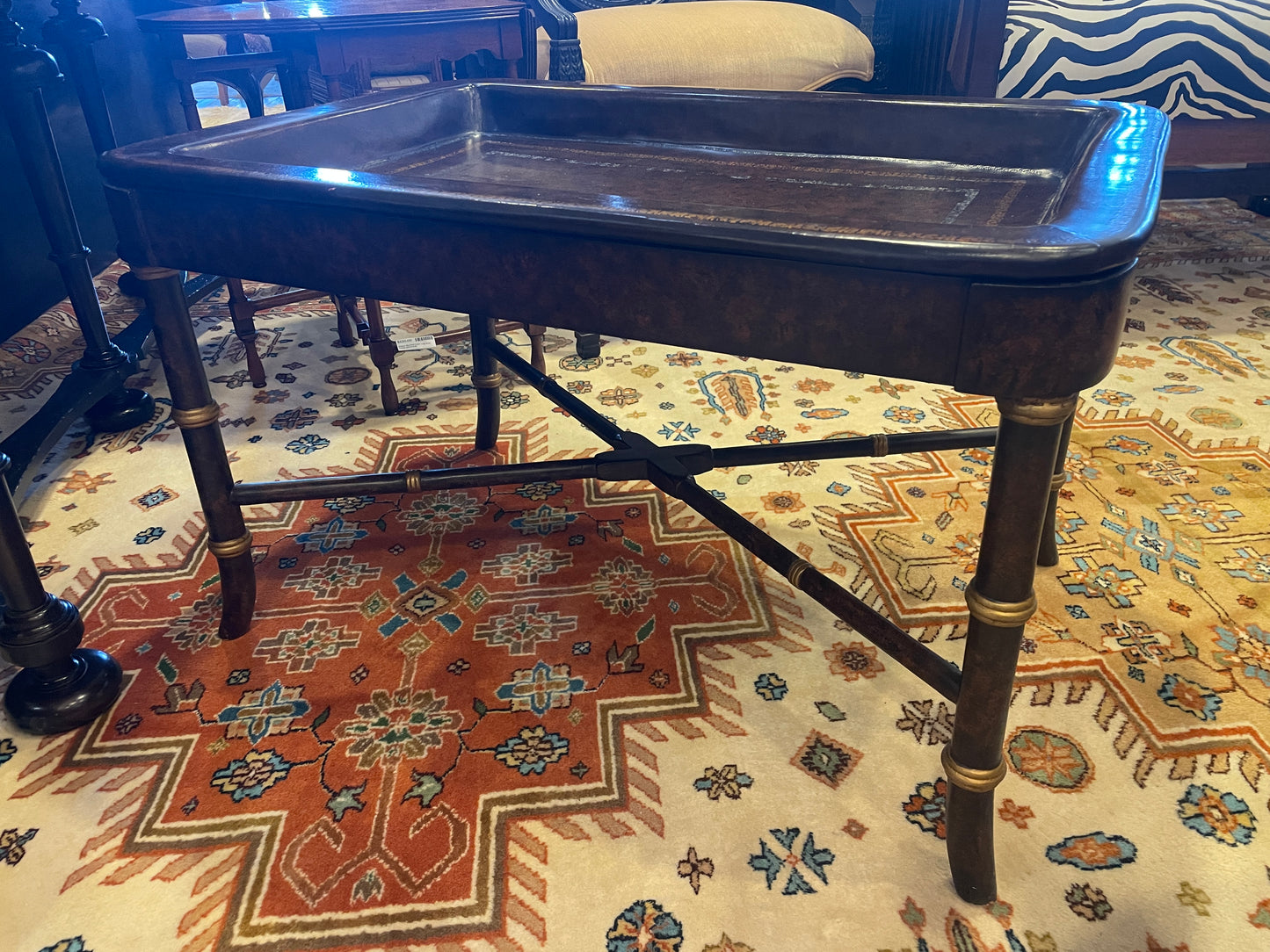 Leather Tray Table, Maitland Smith (0HE006)
