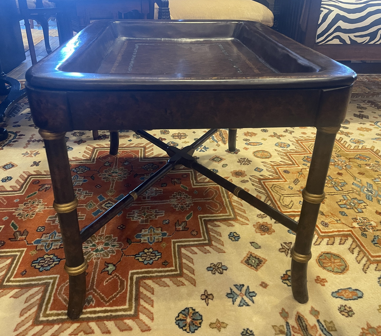 Leather Tray Table, Maitland Smith (0HE006)