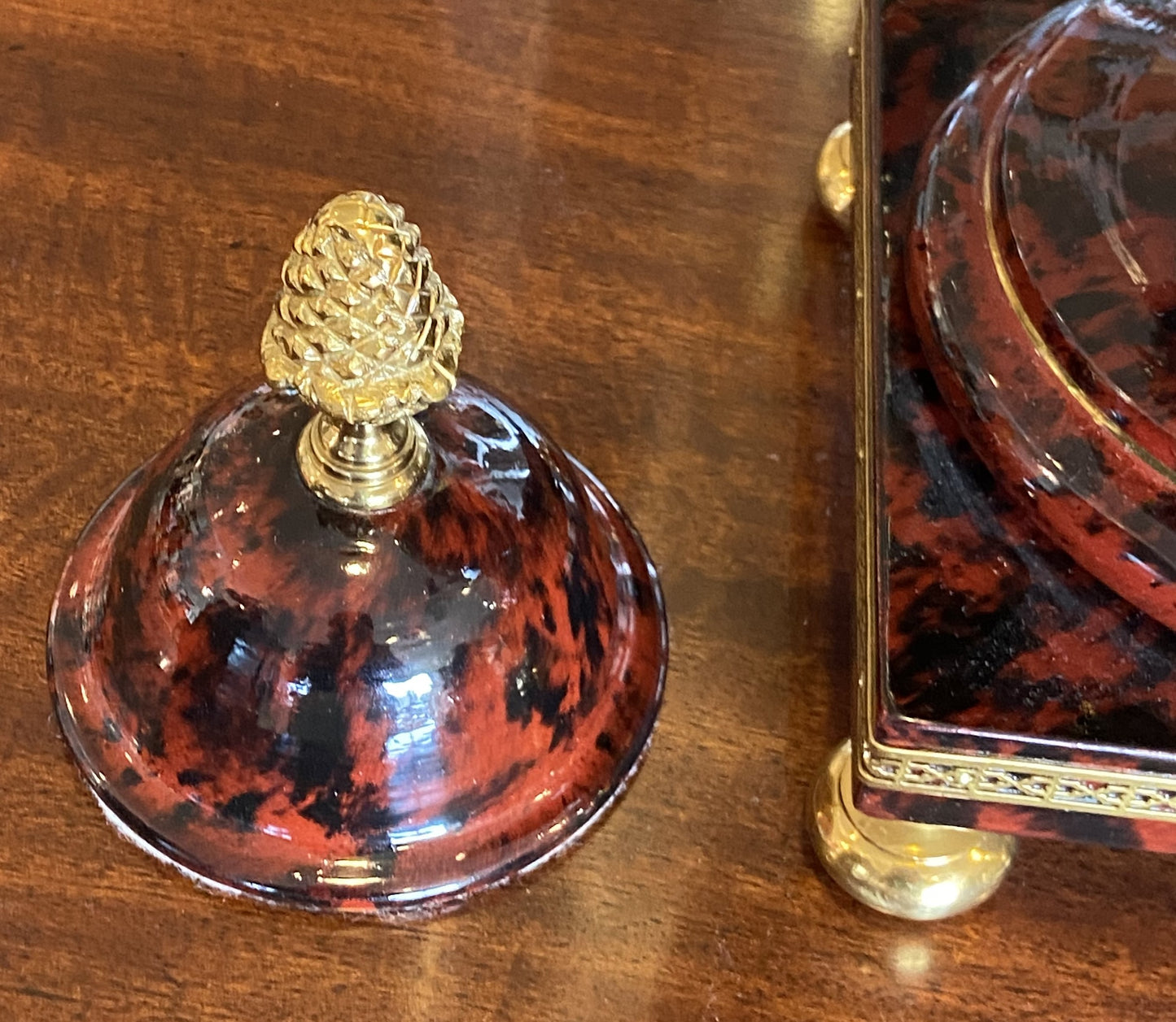 Pair of Jean Roger Porcelain Oxblood Urns (GBZJXP)