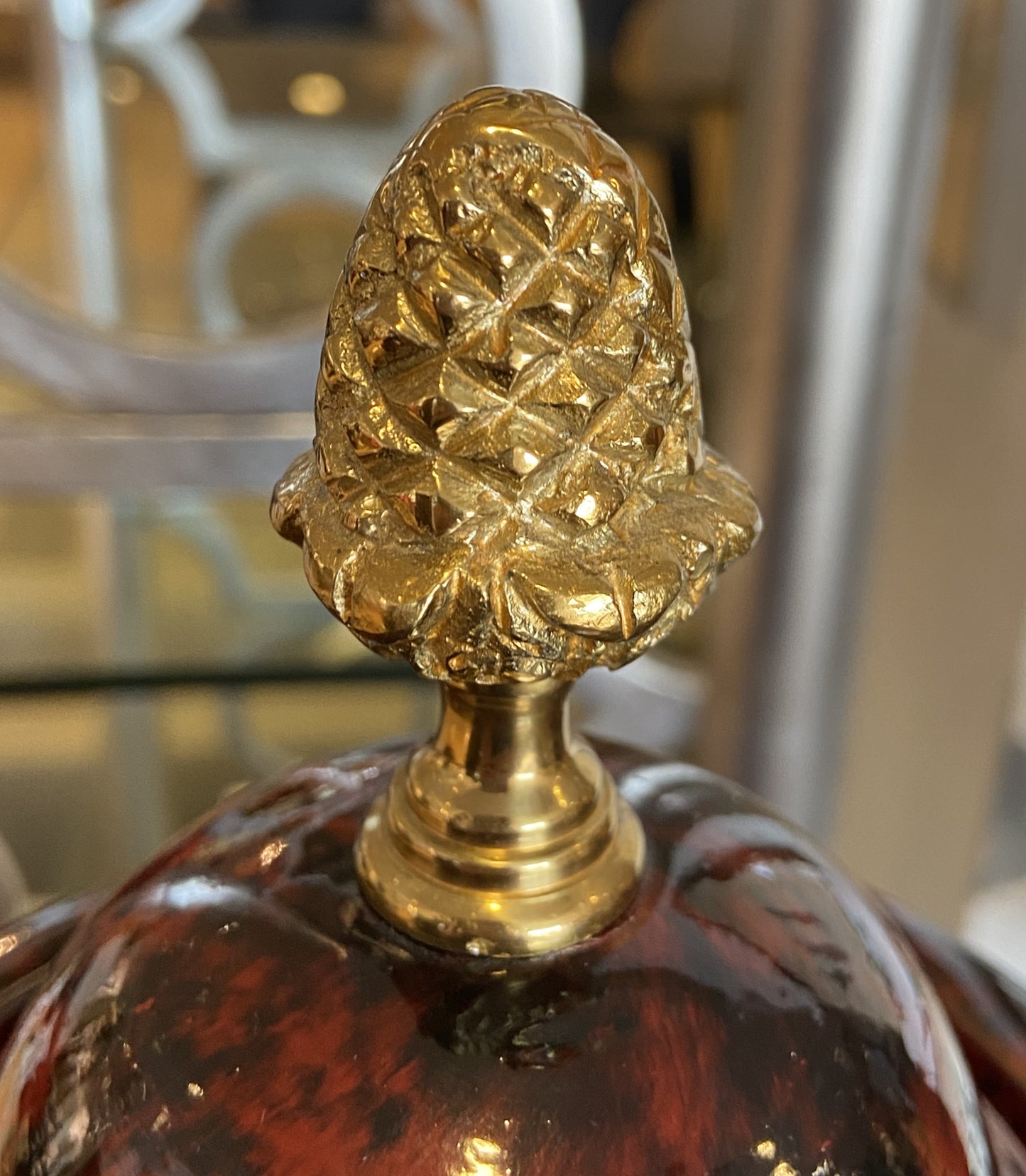 Pair of Jean Roger Porcelain Oxblood Urns (GBZJXP)