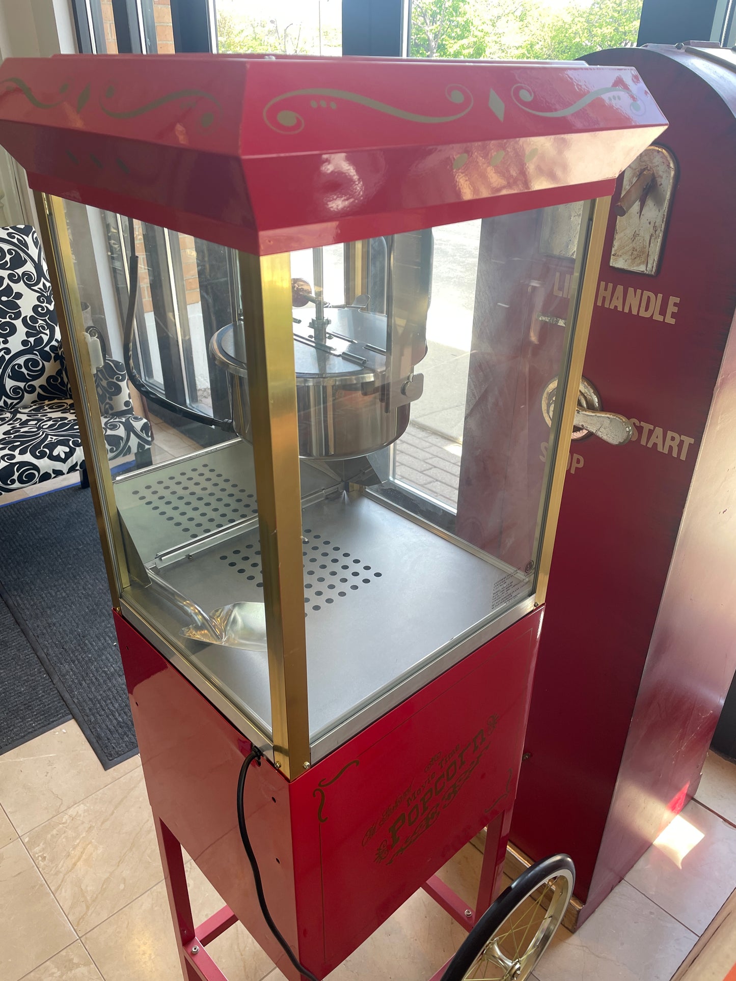 Old Fashioned Movie Time Popcorn Maker AS IS