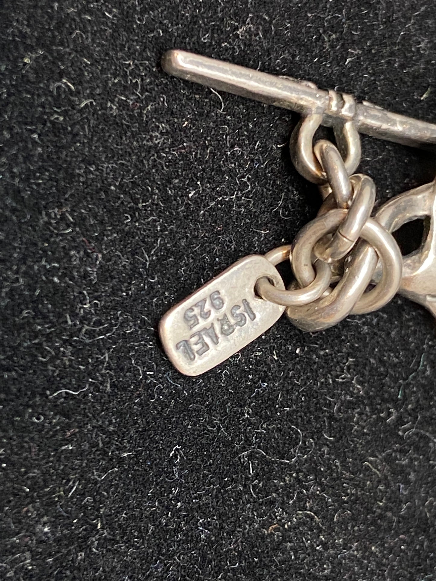 Sterling Isreal Leaf Bracelet (27755)