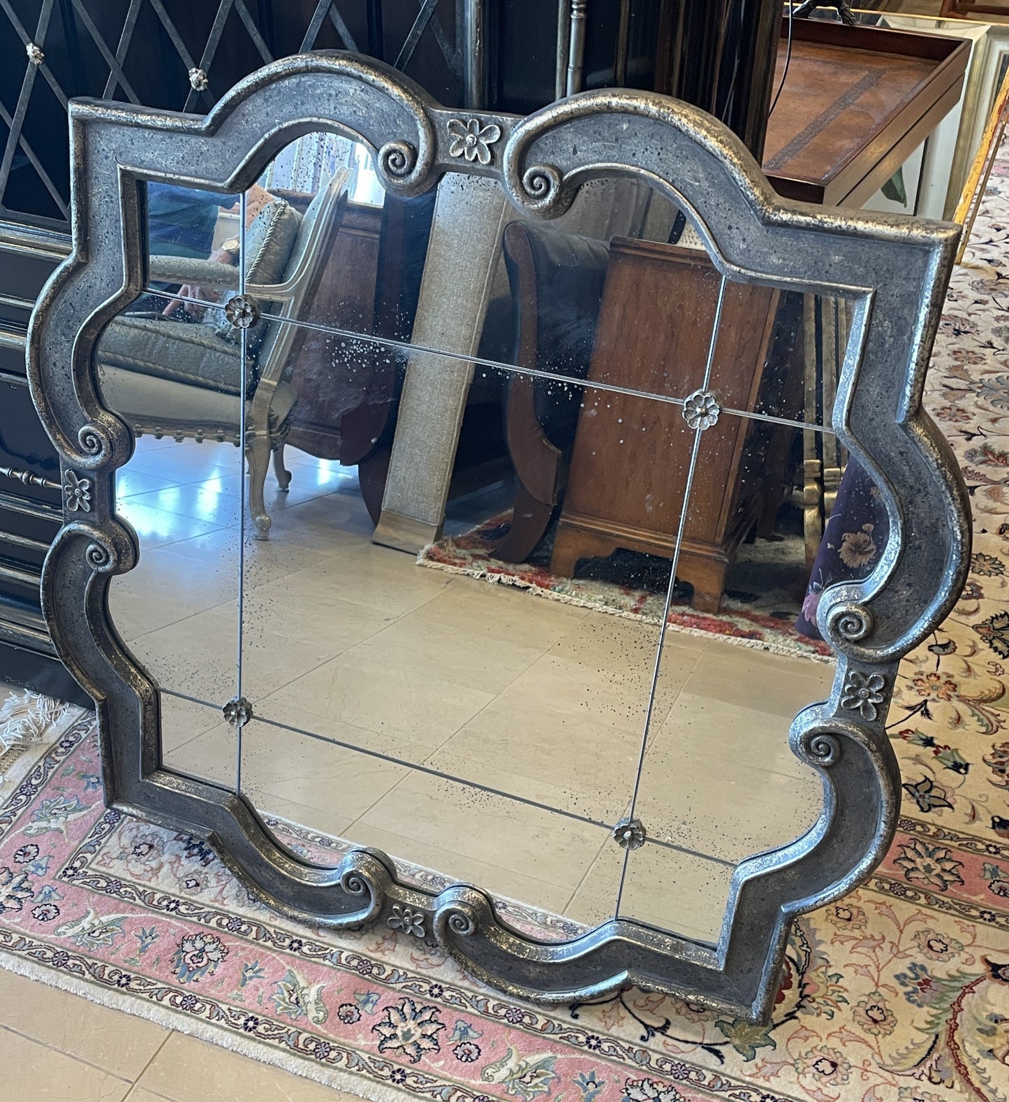 Uttermost Clover Style Mirror with Desilvering