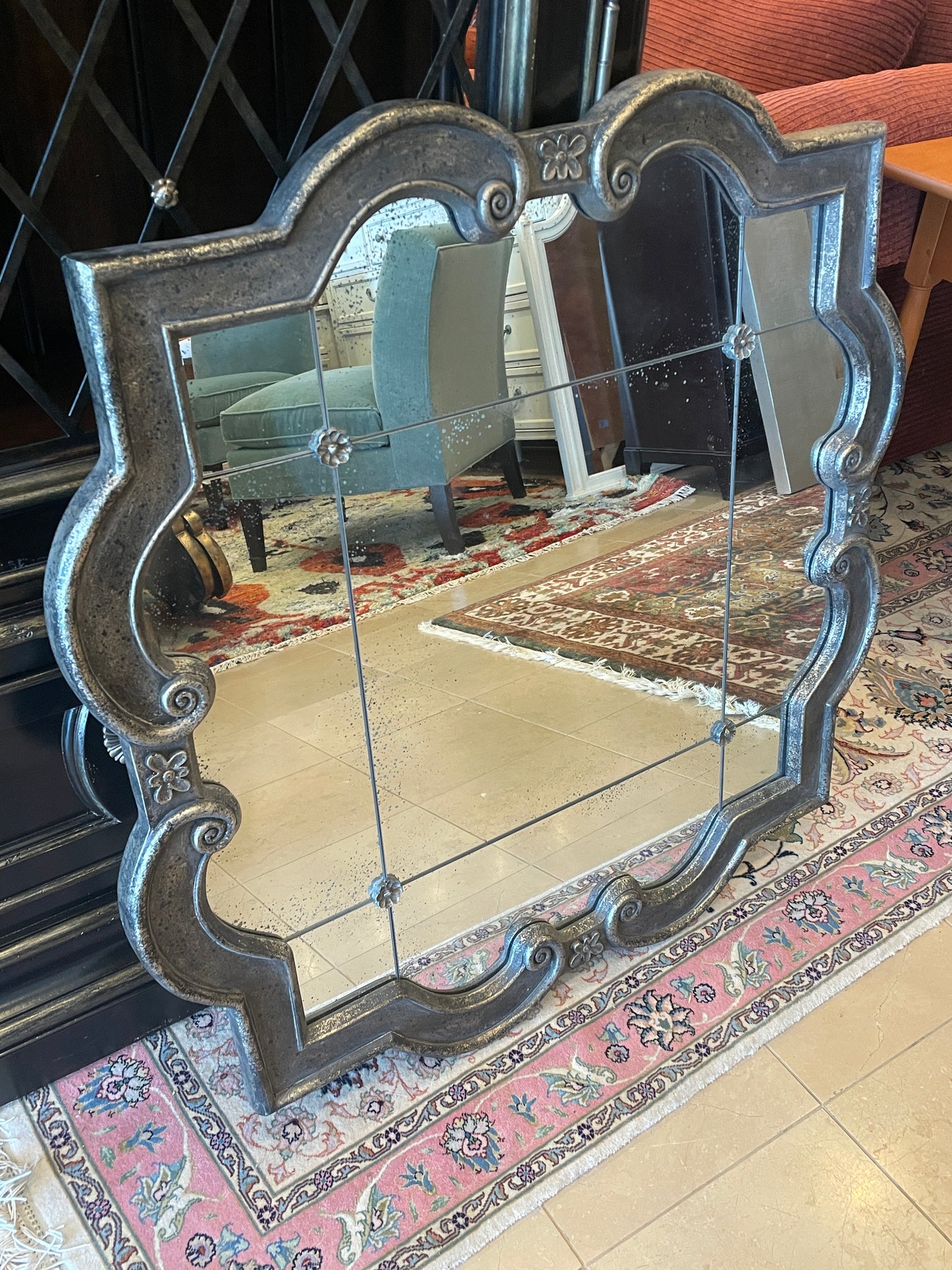 Uttermost Clover Style Mirror with Desilvering