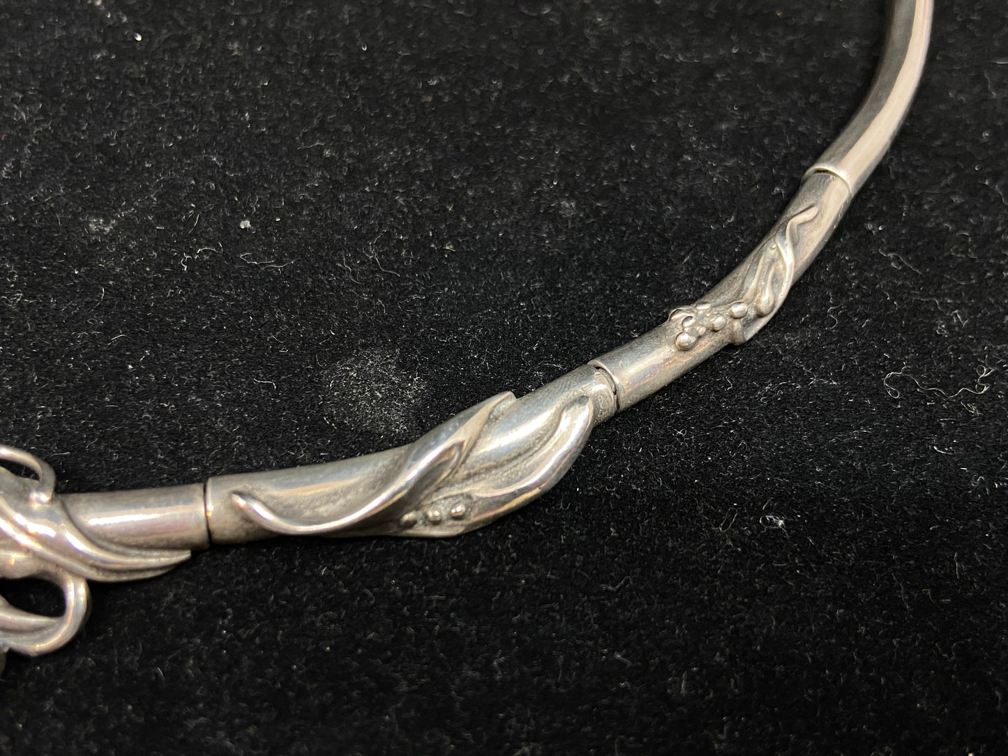 Sterling Silver and Topaz Choker (27754)