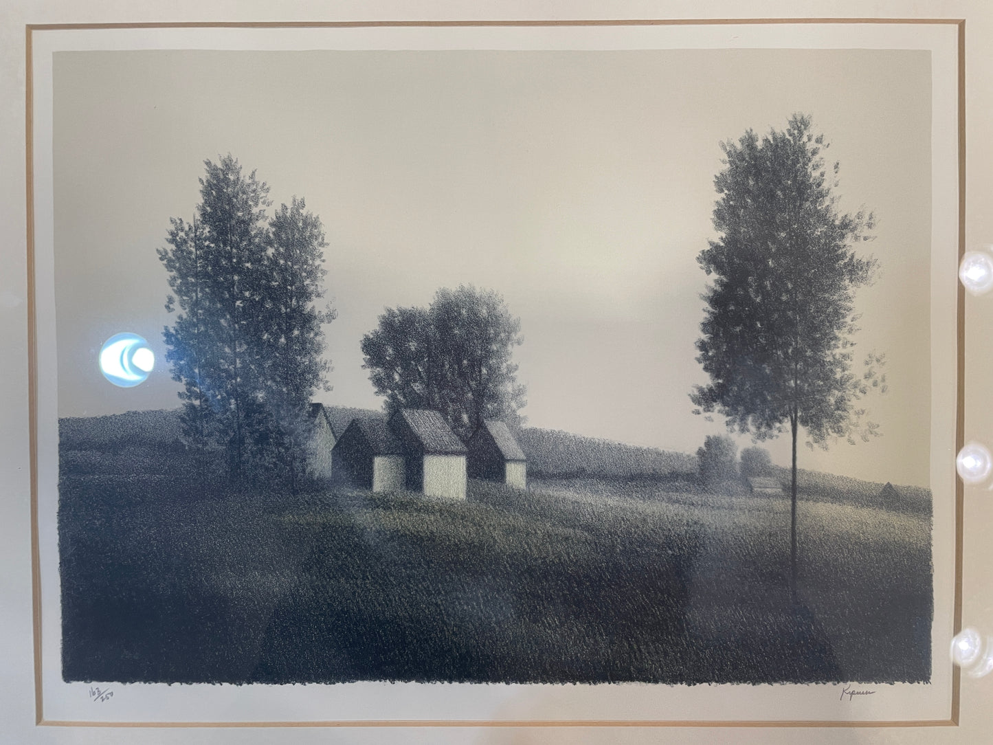 Kipniss Landscape II 1973, Lithograph 163/250 (01D00O)