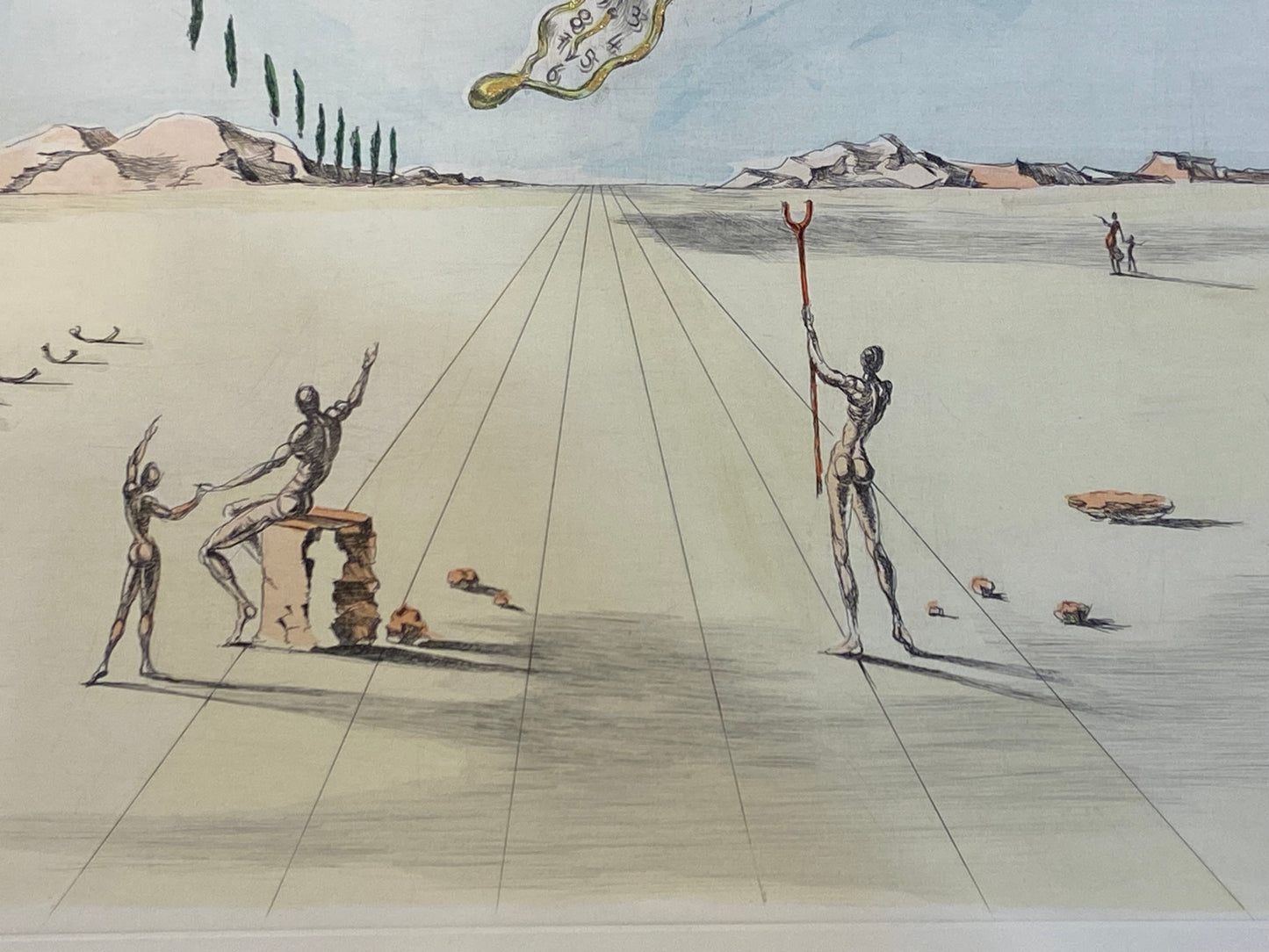 After Salvador Dalí "Moments of Lost Time" Lithograph 159/300 (27812)