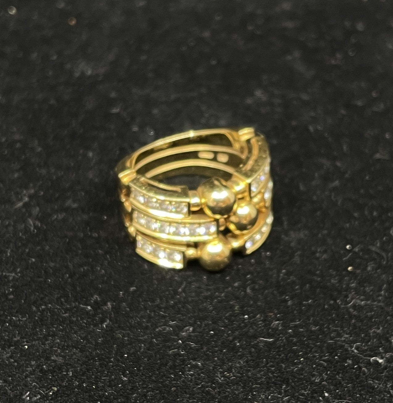 Bulgari 18k Allegre Ring with Diamonds, original box (0HH001)