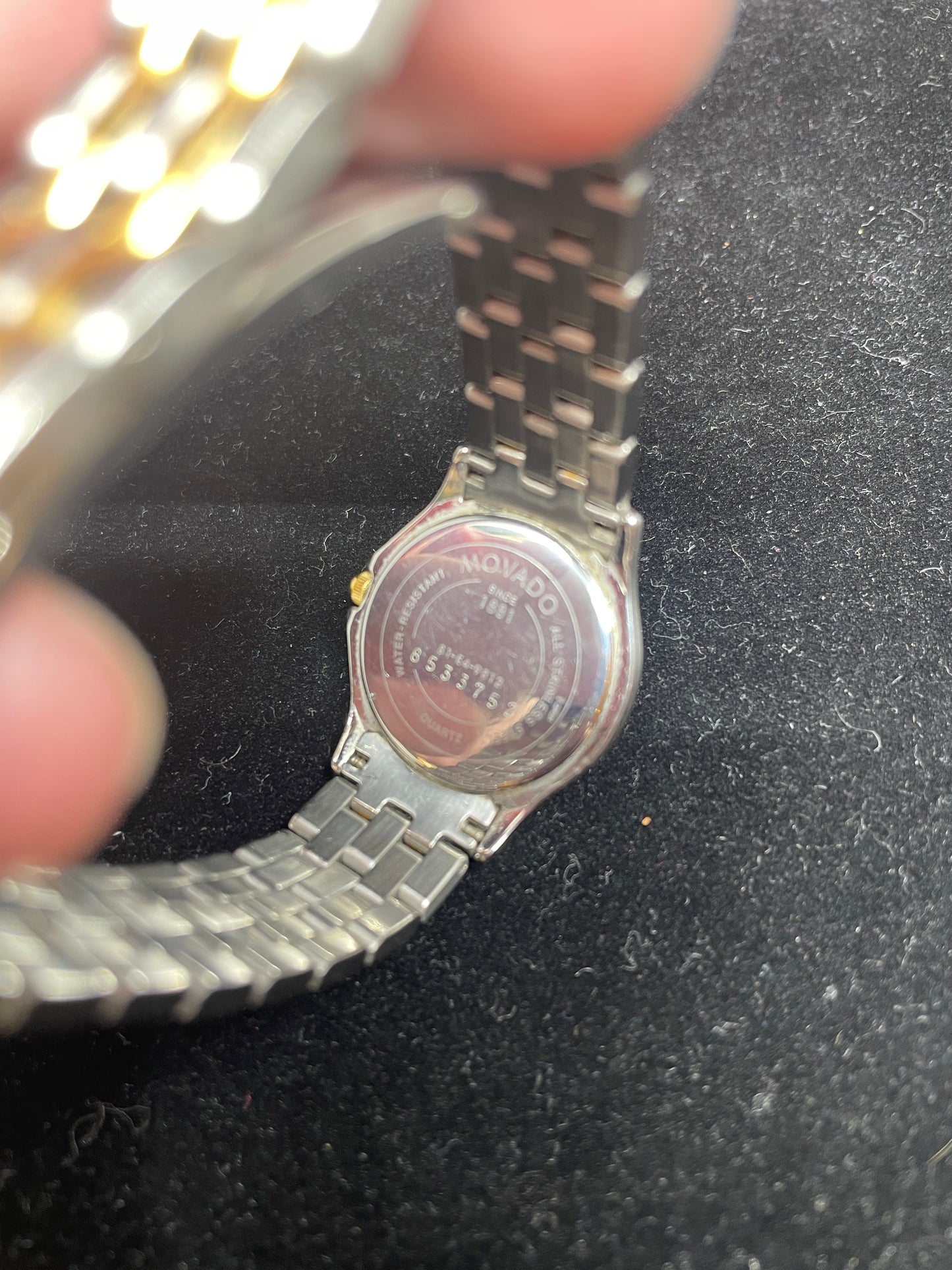 Movado Two Tone Ladies Watch (0HH003)