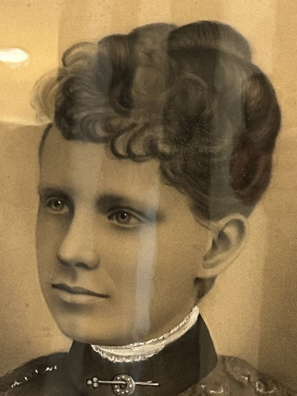 Portrait of Lillian Rose Charcoal (27698)