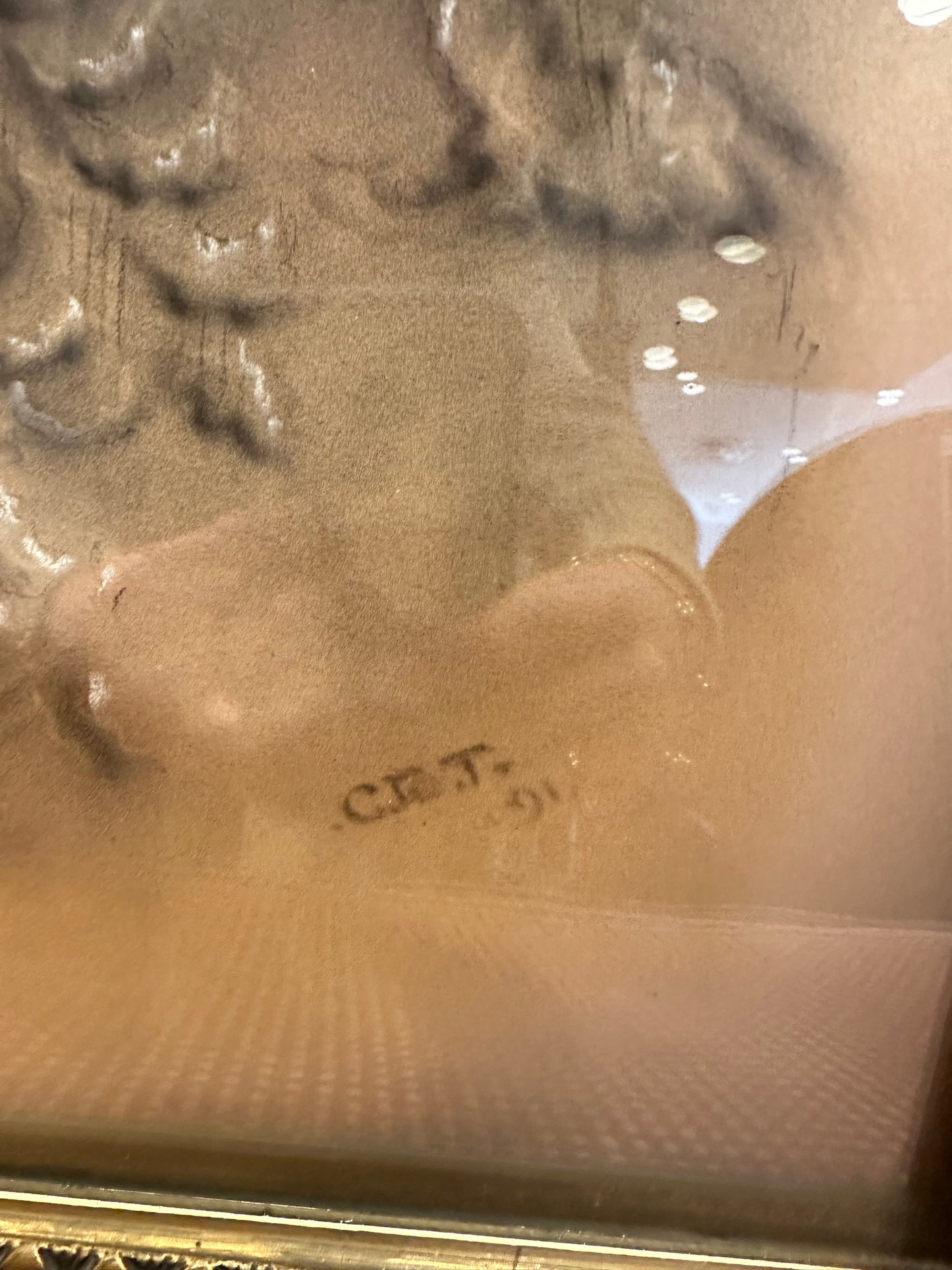 Portrait of Lillian Rose Charcoal (27698)