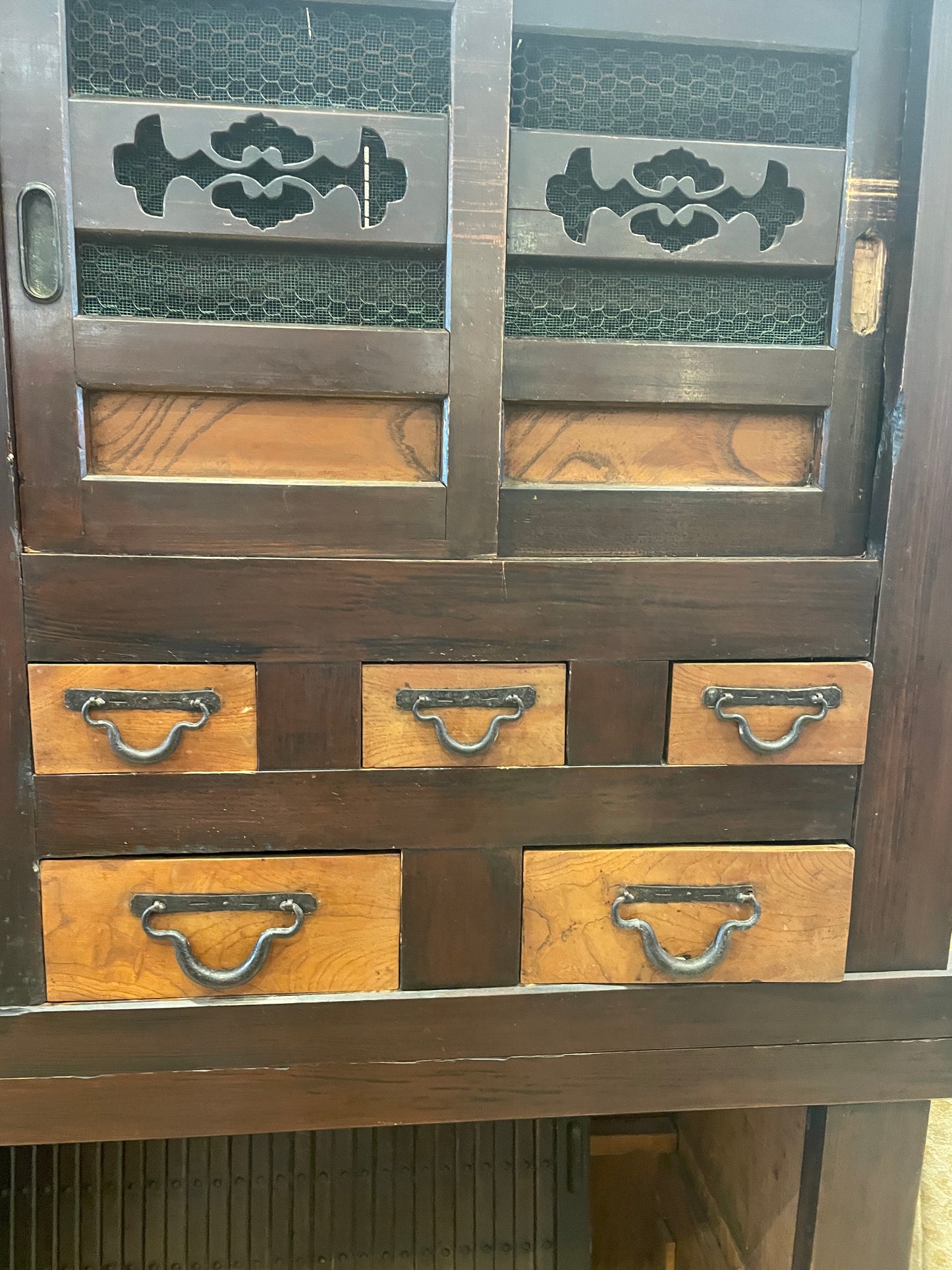 Chinese Kitchen Cabinet, 19th Century, AS IS (0ED006)