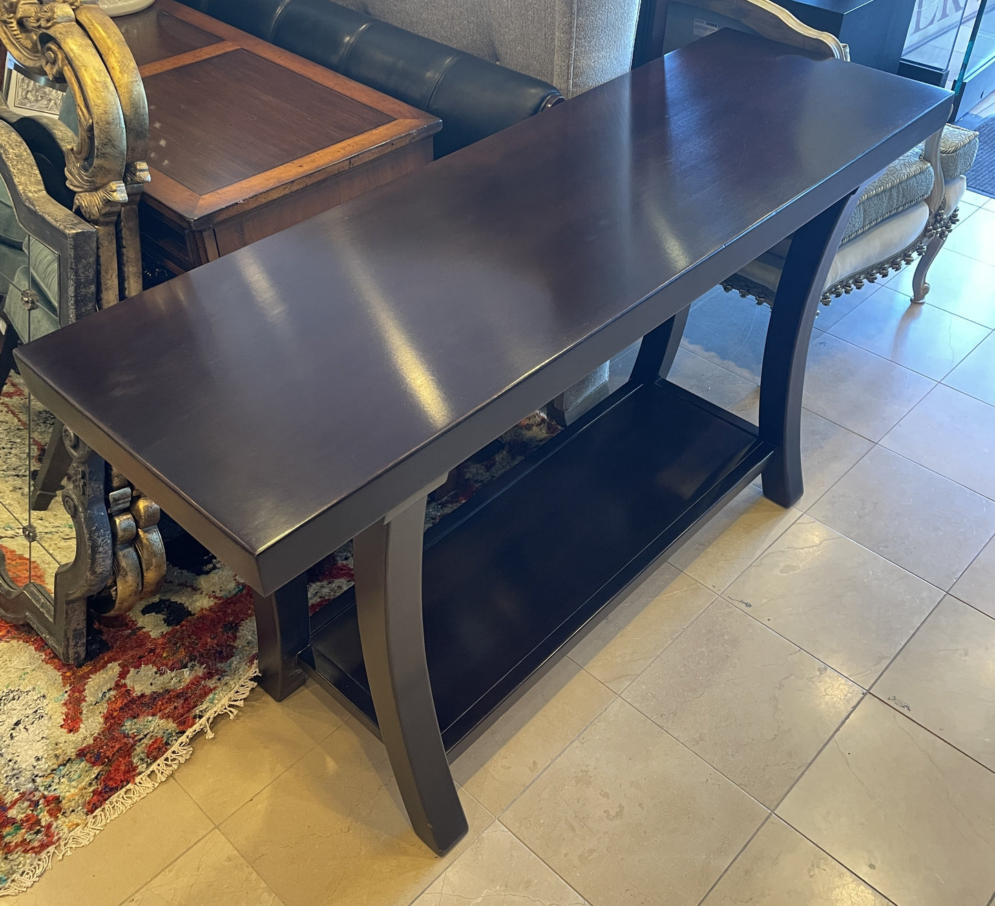 Sherrill Modern Console in Espresso Finish (07800H)