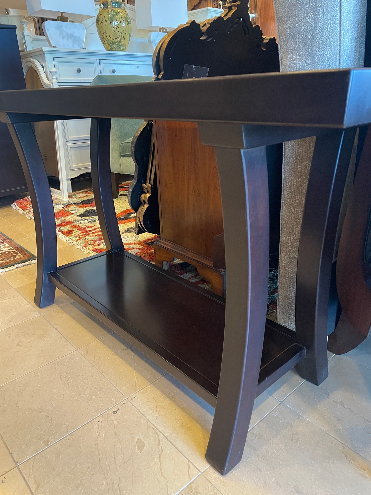 Sherrill Modern Console in Espresso Finish (07800H)