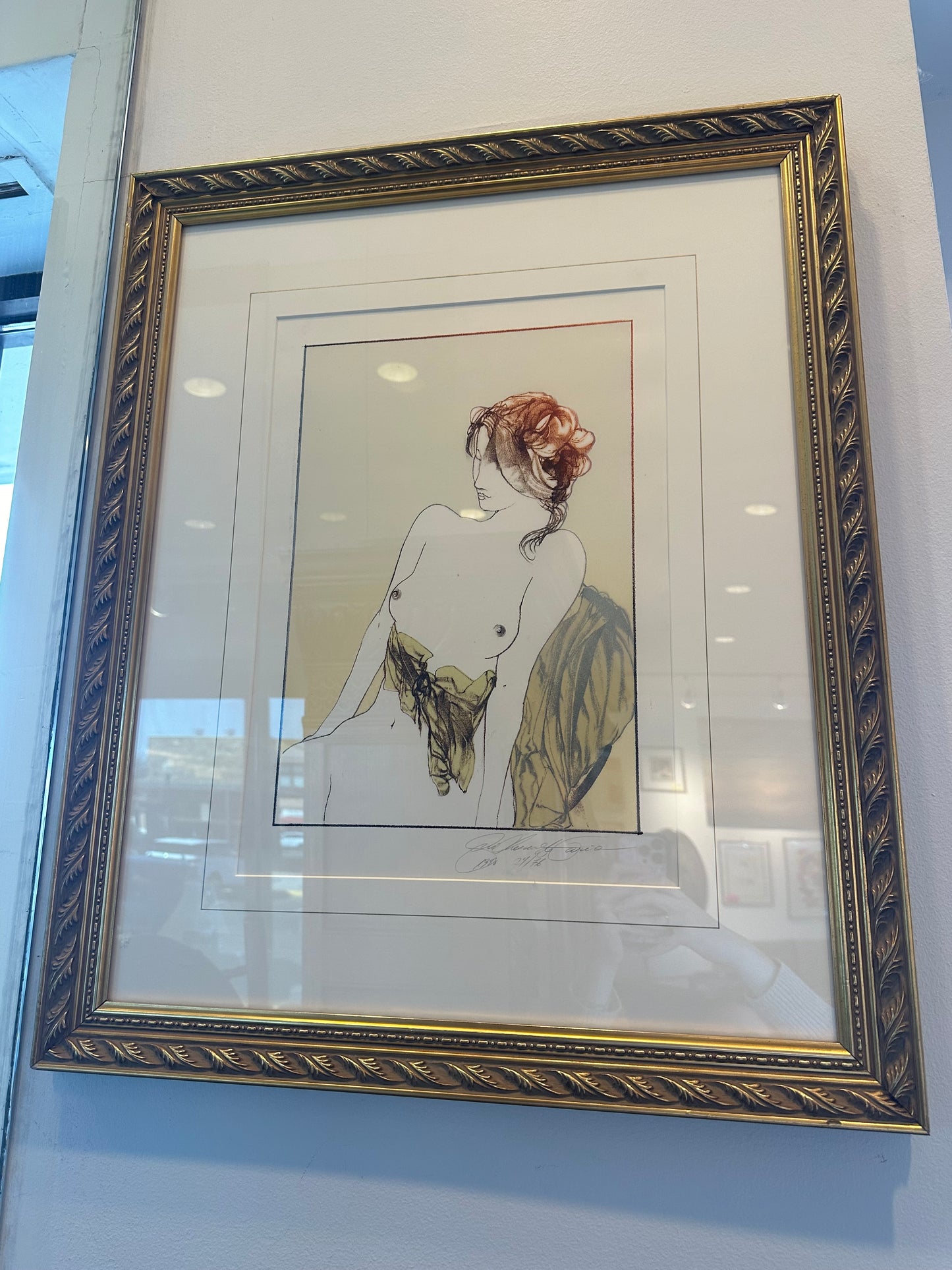 Guilherme De Faria Nude Female Lithograph 24/76 (27750)