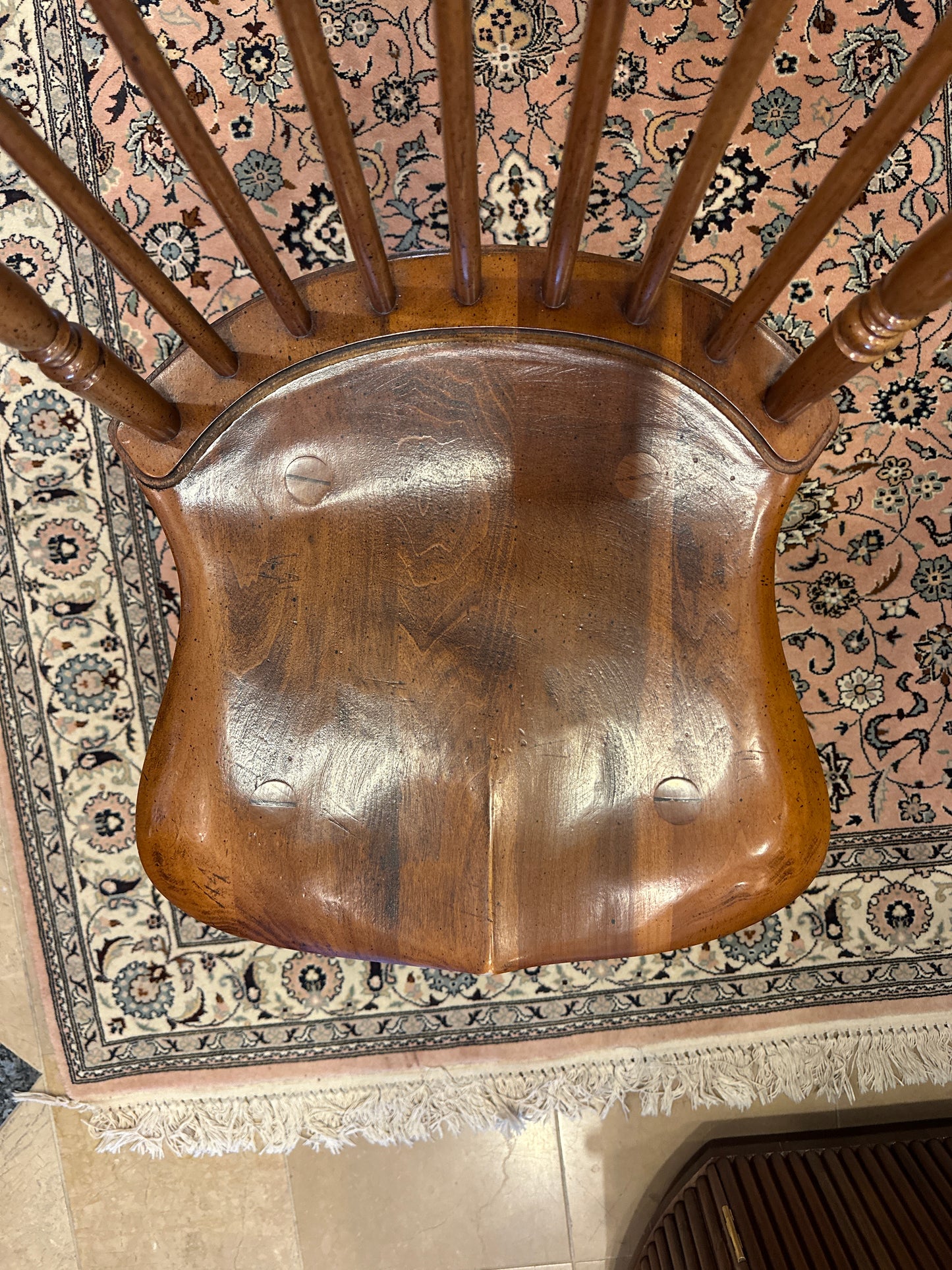 Set of 4 Wright Table Company Windsor Chairs (0C401F)