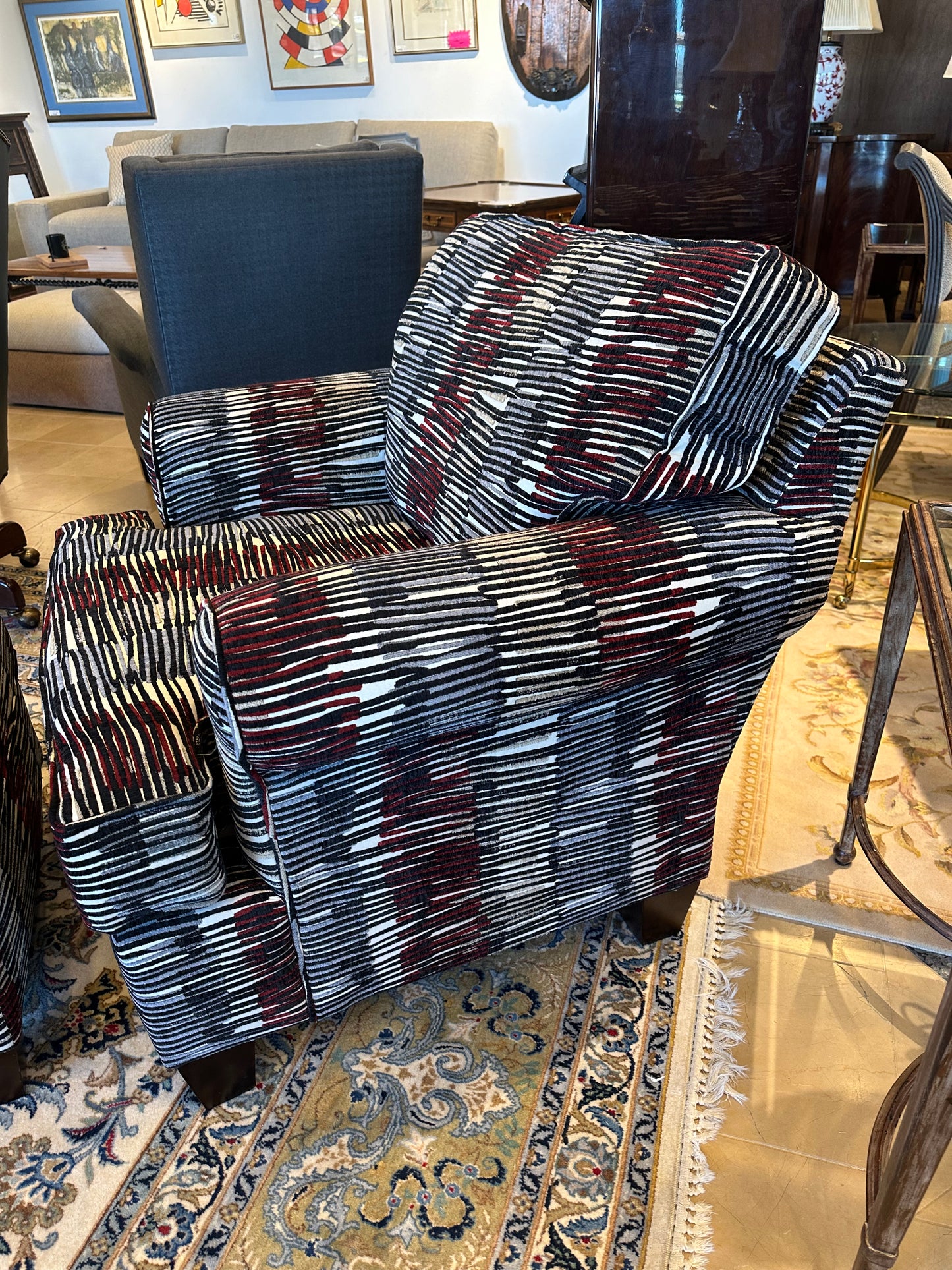 Chair and Ottoman Set (27753)