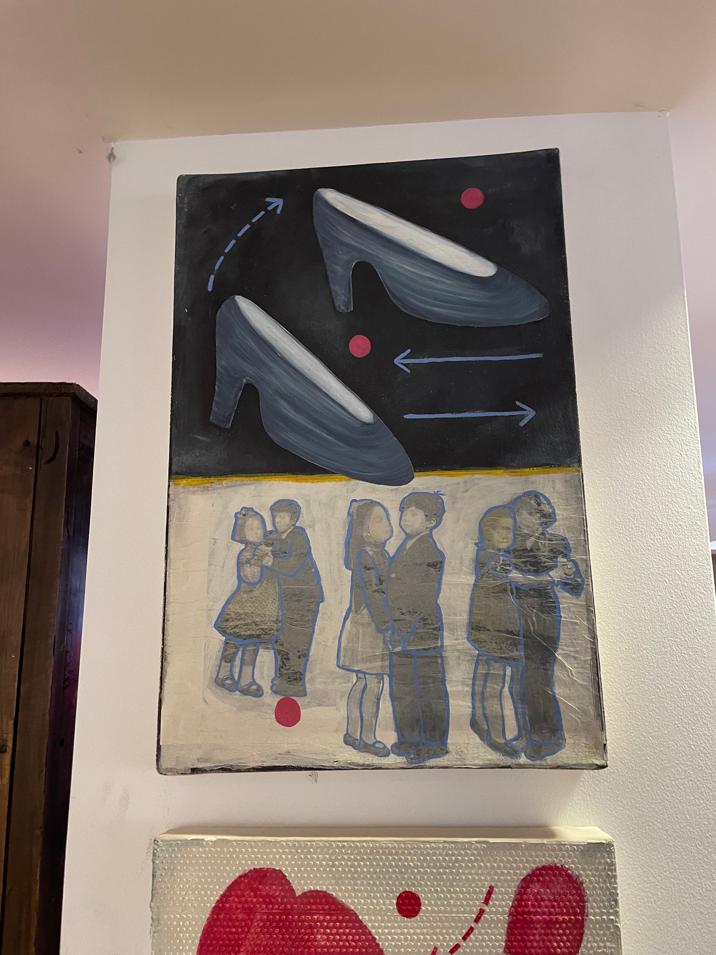 Betsy Lester Canvas Multimedia Three-Piece Art Set Cotillion Series 2003