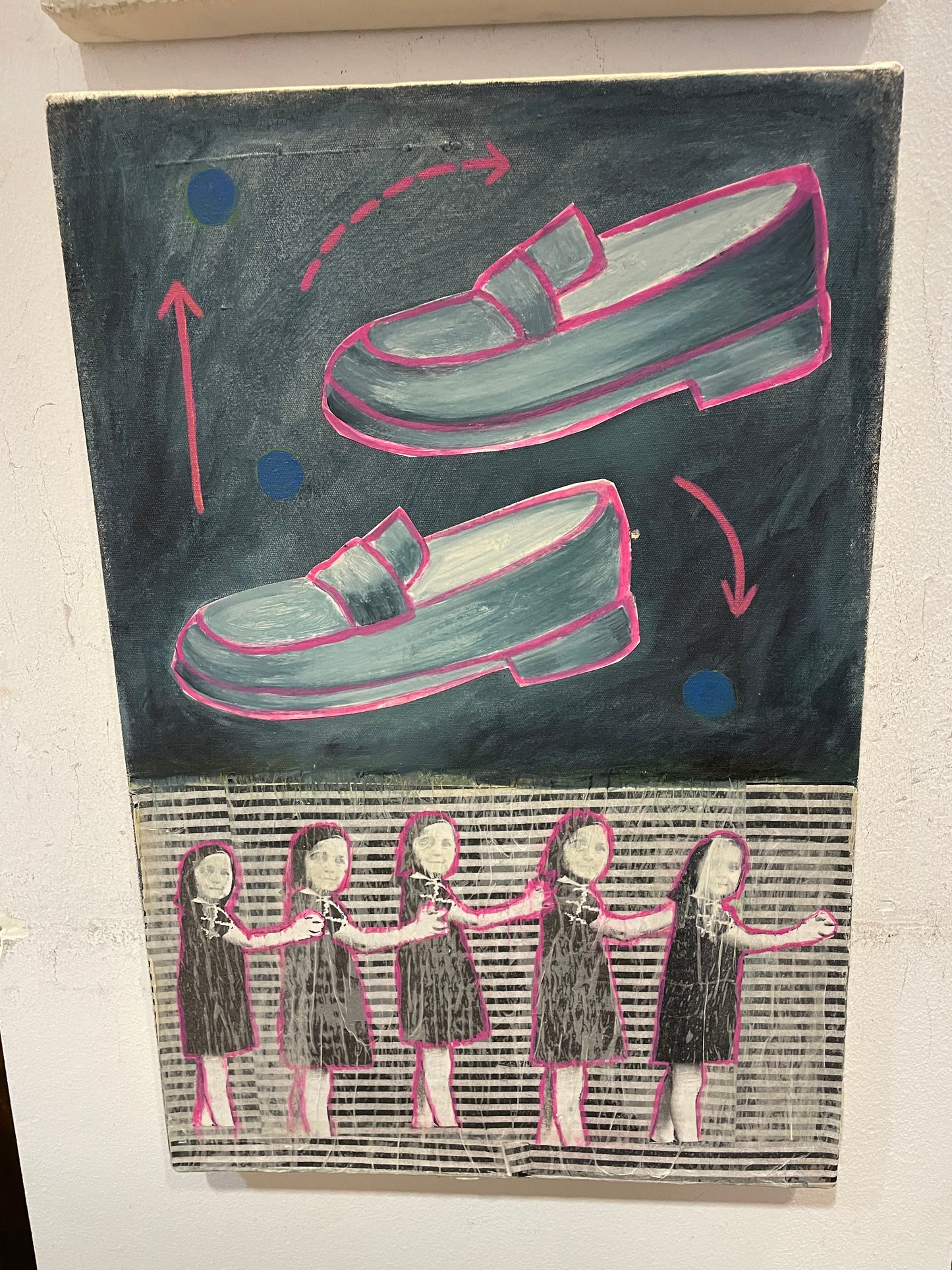 Betsy Lester Canvas Multimedia Three-Piece Art Set Cotillion Series 2003