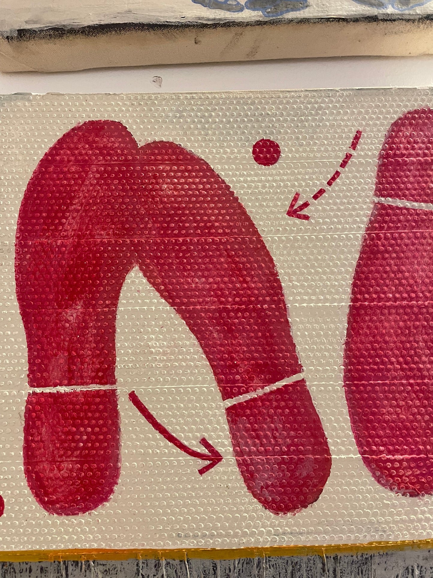 Betsy Lester Canvas Multimedia Three-Piece Art Set Cotillion Series 2003