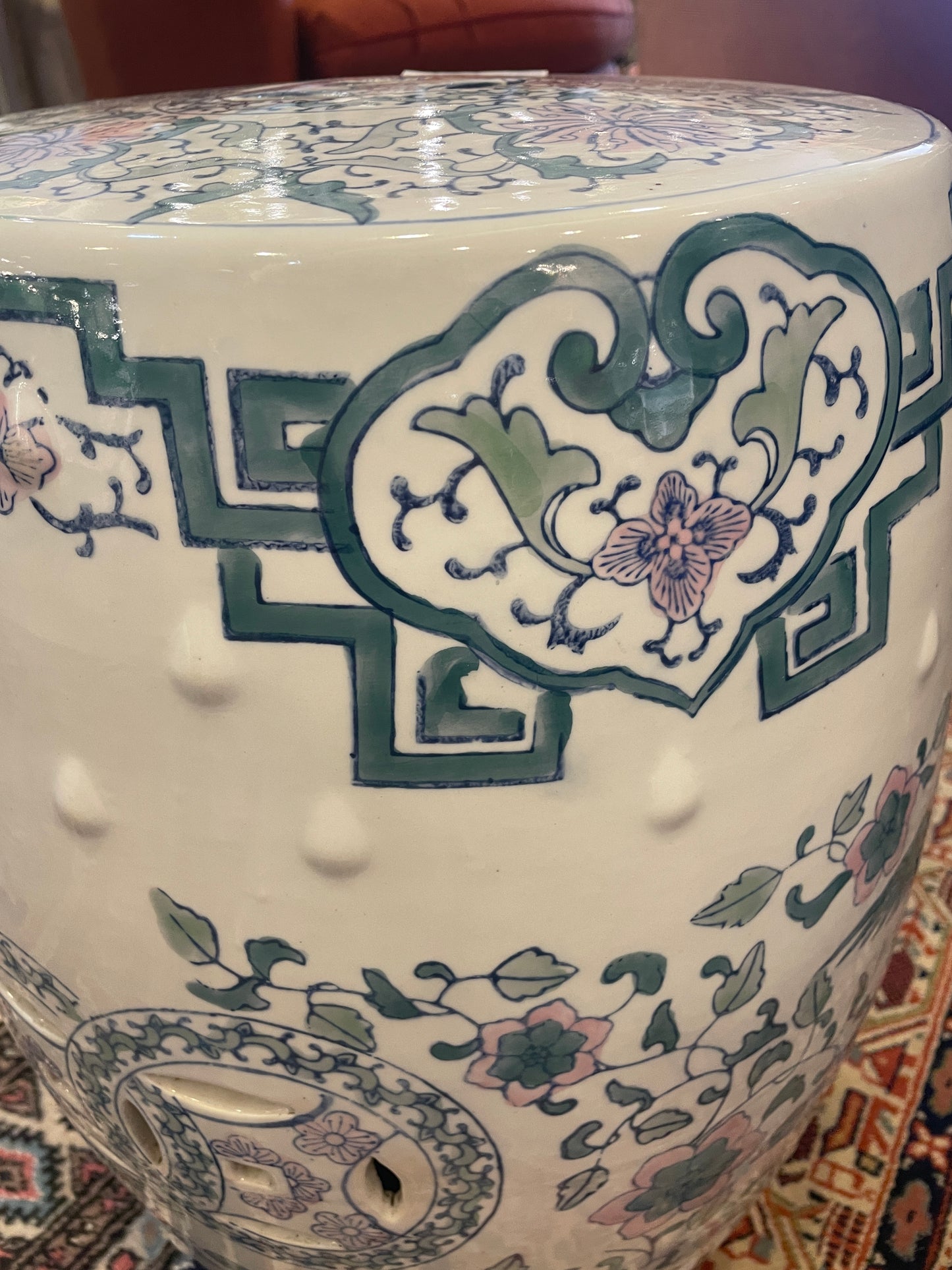 Ethan Allen 1990s Garden Stool (0D6001)