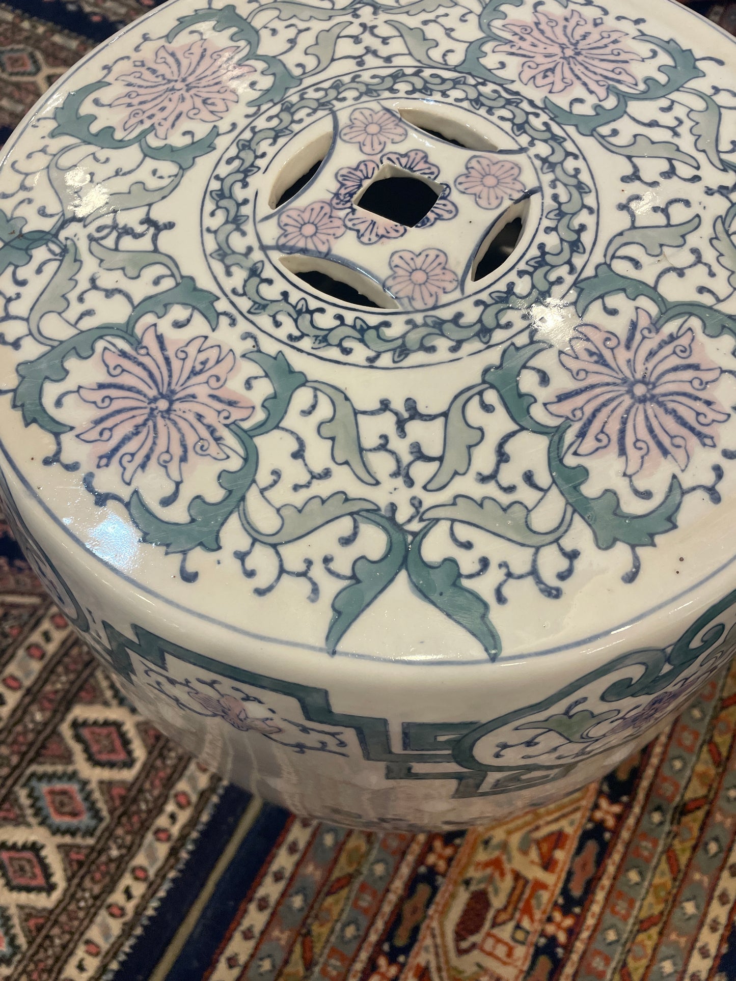 Ethan Allen 1990s Garden Stool (0D6001)