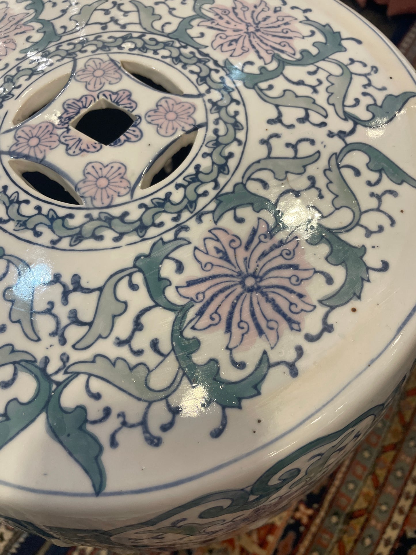 Ethan Allen 1990s Garden Stool (0D6001)