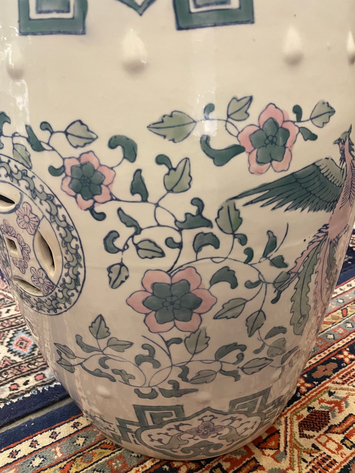 Ethan Allen 1990s Garden Stool (0D6001)